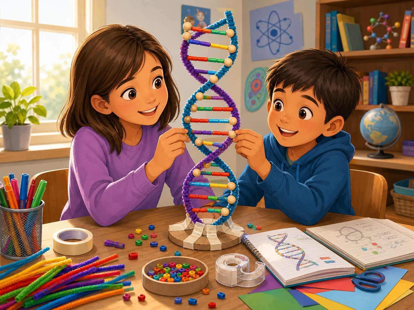 Build a DNA Double Helix Model