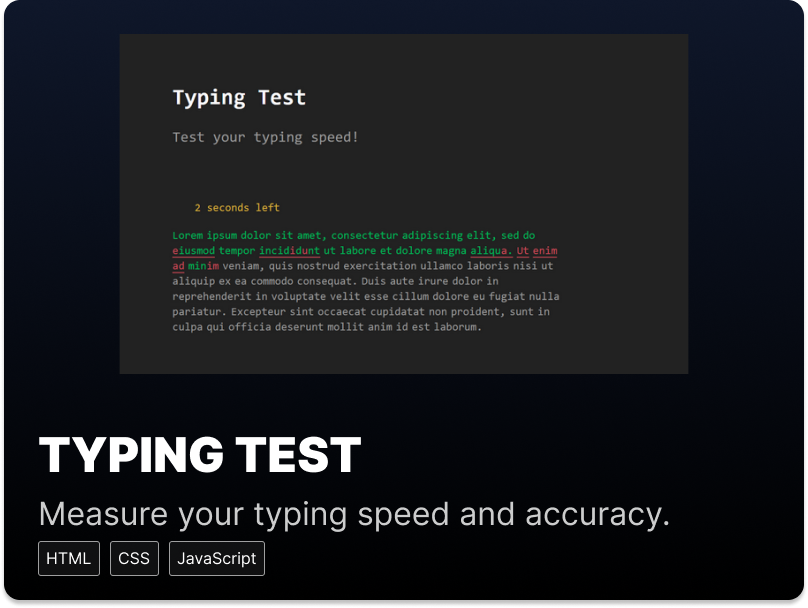 Typing Test