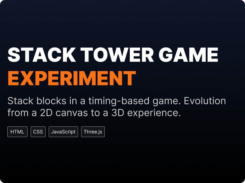Stack Tower