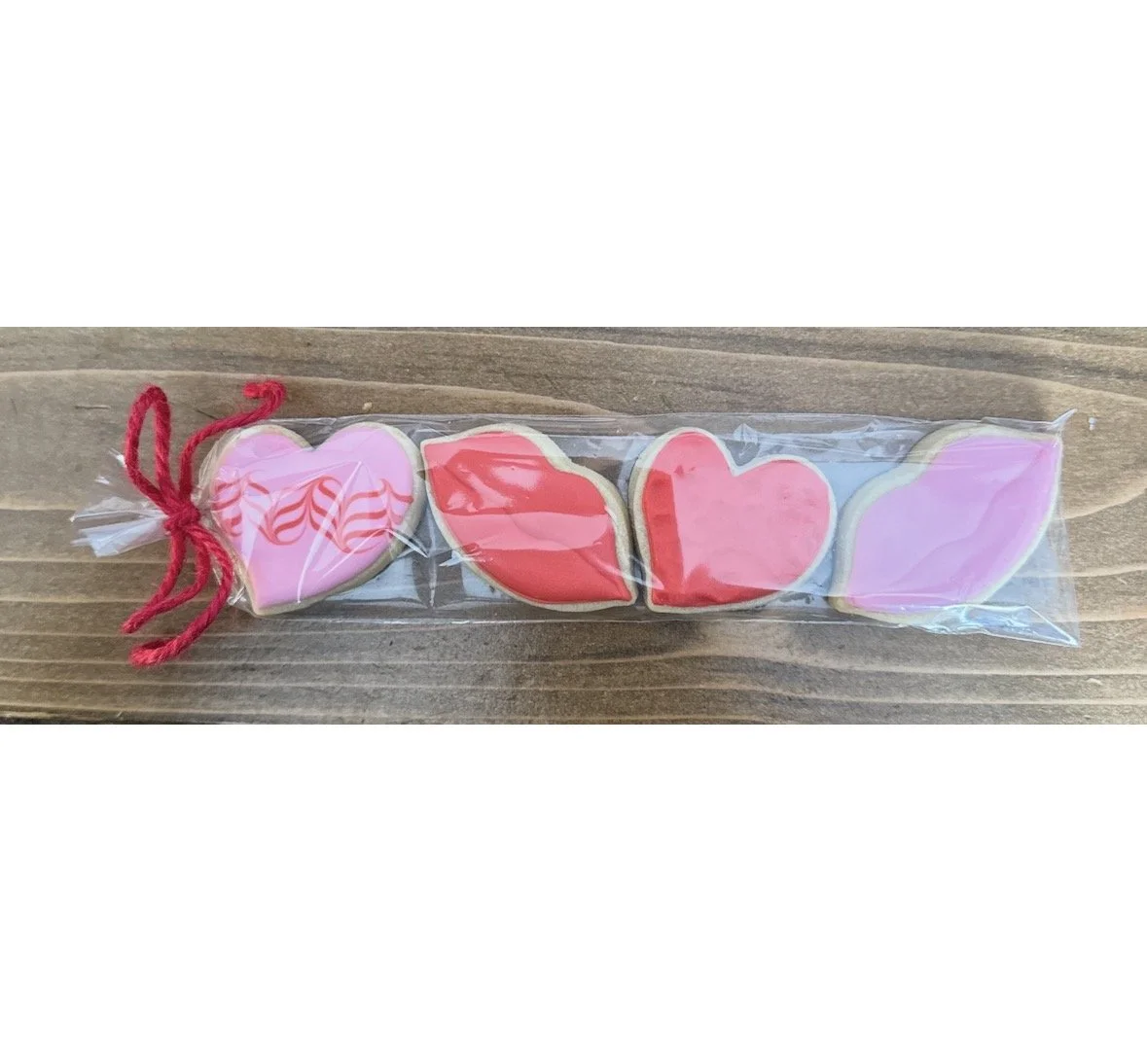 Valentine Sugar Cookies - Mini - Set of 4