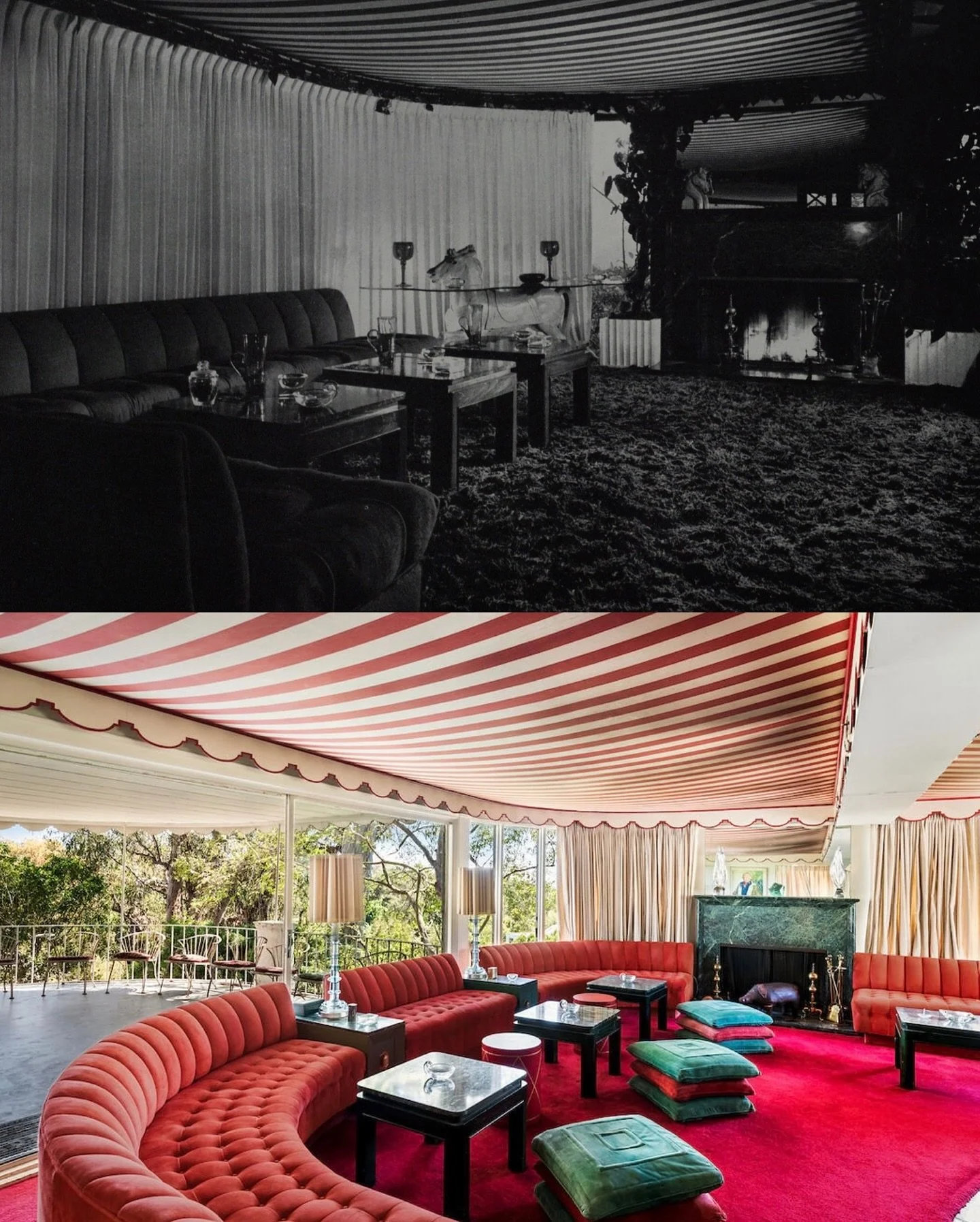 In the January 1951, Architectural Digest would set the tone for the year by publishing the interiors of Casa Contenta, the Bel Air residence of David and Jayne Feldman. To furnish their Bel Air spread, the Feldman&rsquo;s commissioned Tom Douglas to