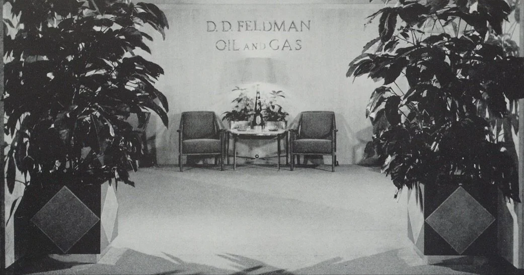 ⁠Welcome to our final chapter of the Feldman&rsquo;s midcentury design extravaganza! First published in the 1955 Volume XV Issue I of Architectural Digest, designer Tom Douglad would create a warm, sunny interior for the oil magnate. After stepping o