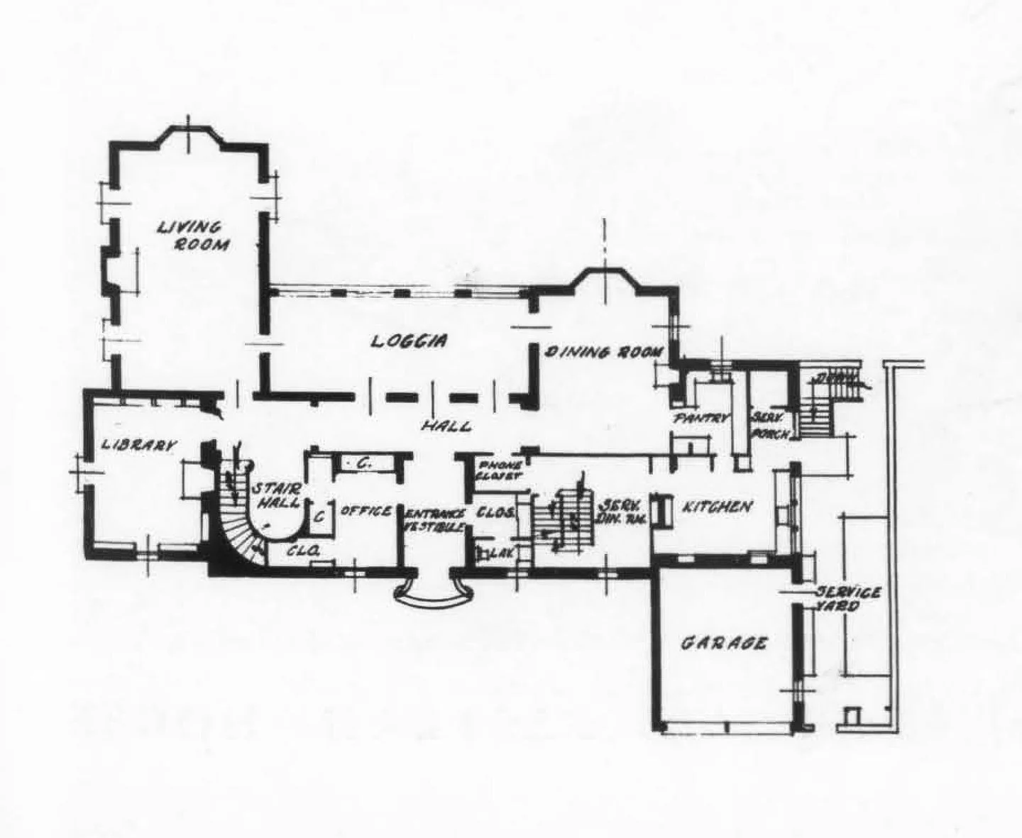 ⁠For Mr. and Mrs. Sidney Francis, architect Reginald Johnson⁠ would design a classic Mediterranean Revival style home overlooking Pasadena&rsquo;s verdant Arroyo Seco. The home&rsquo;s crisp brick exterior is enlivened by graceful, slender pilasters,