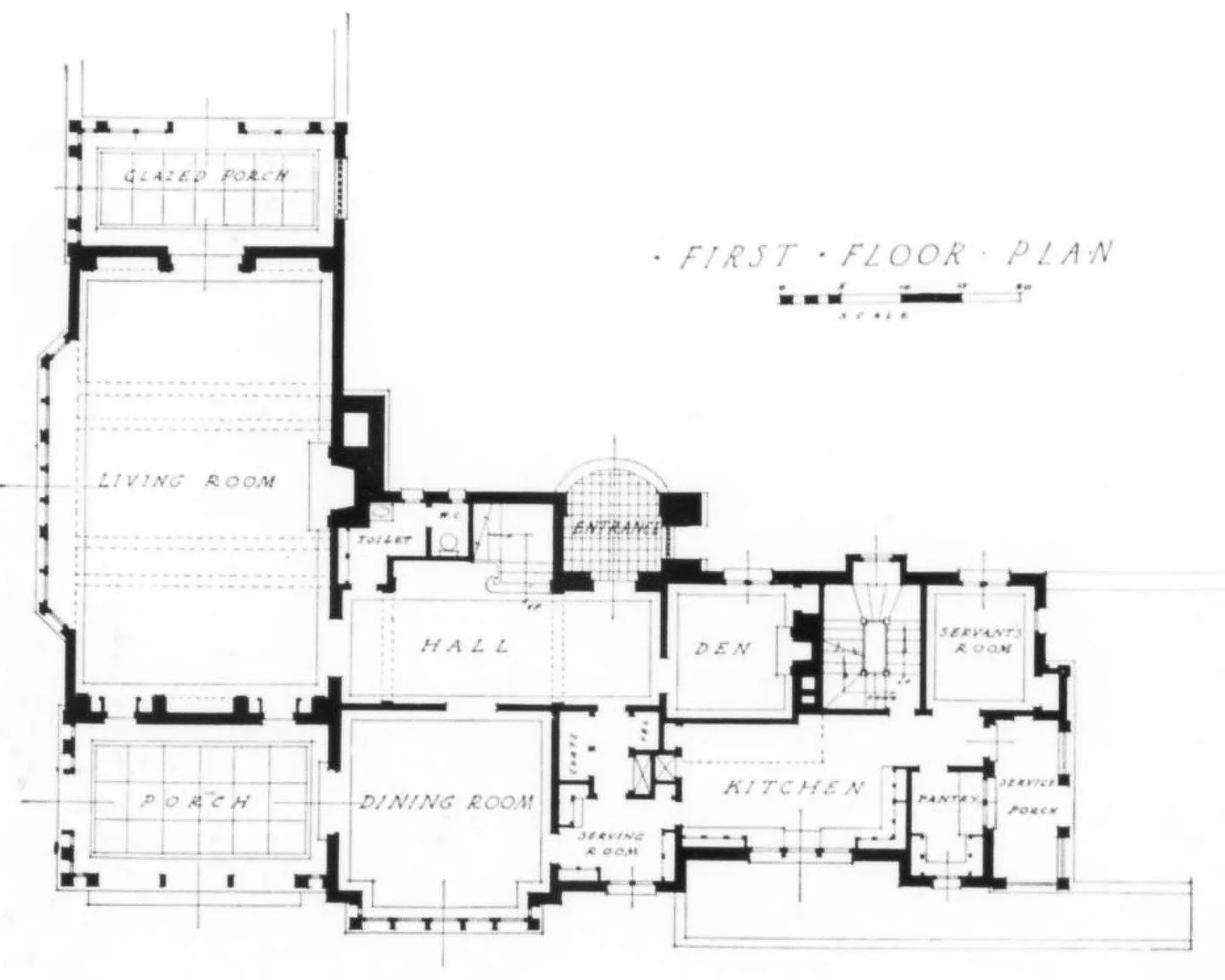 Let's take a look at Ellis F. Lawrence and William G. Holford's Tudor Revival style commission for Mr. and Mrs. William M. Ladd⁠. Located in Portland's Dunthorpe neighborhood, this commission reveals Lawrence and Holford's deft understanding of Engli