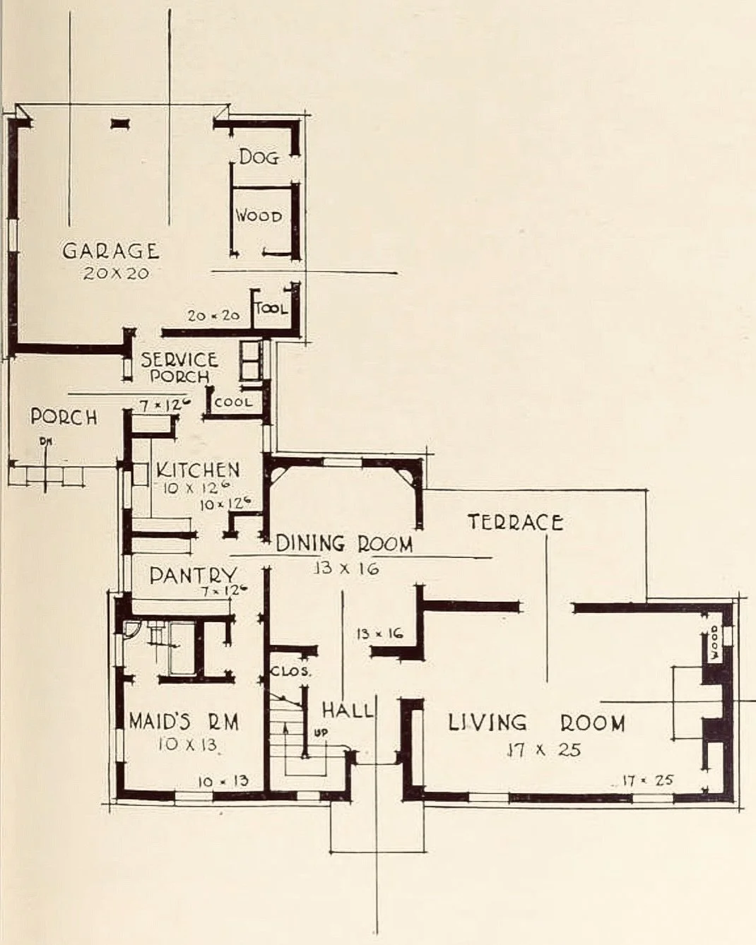 Happy Floor Plan Friday!⁠
⁠
⁠For Mr. and Mrs. Harry L. Dunn, Marston &amp; Maybury⁠ would design one of their most delightful French Norman Revival style designs. Located on one of my favorite streets in South Pasadena, the home is a study in the evo