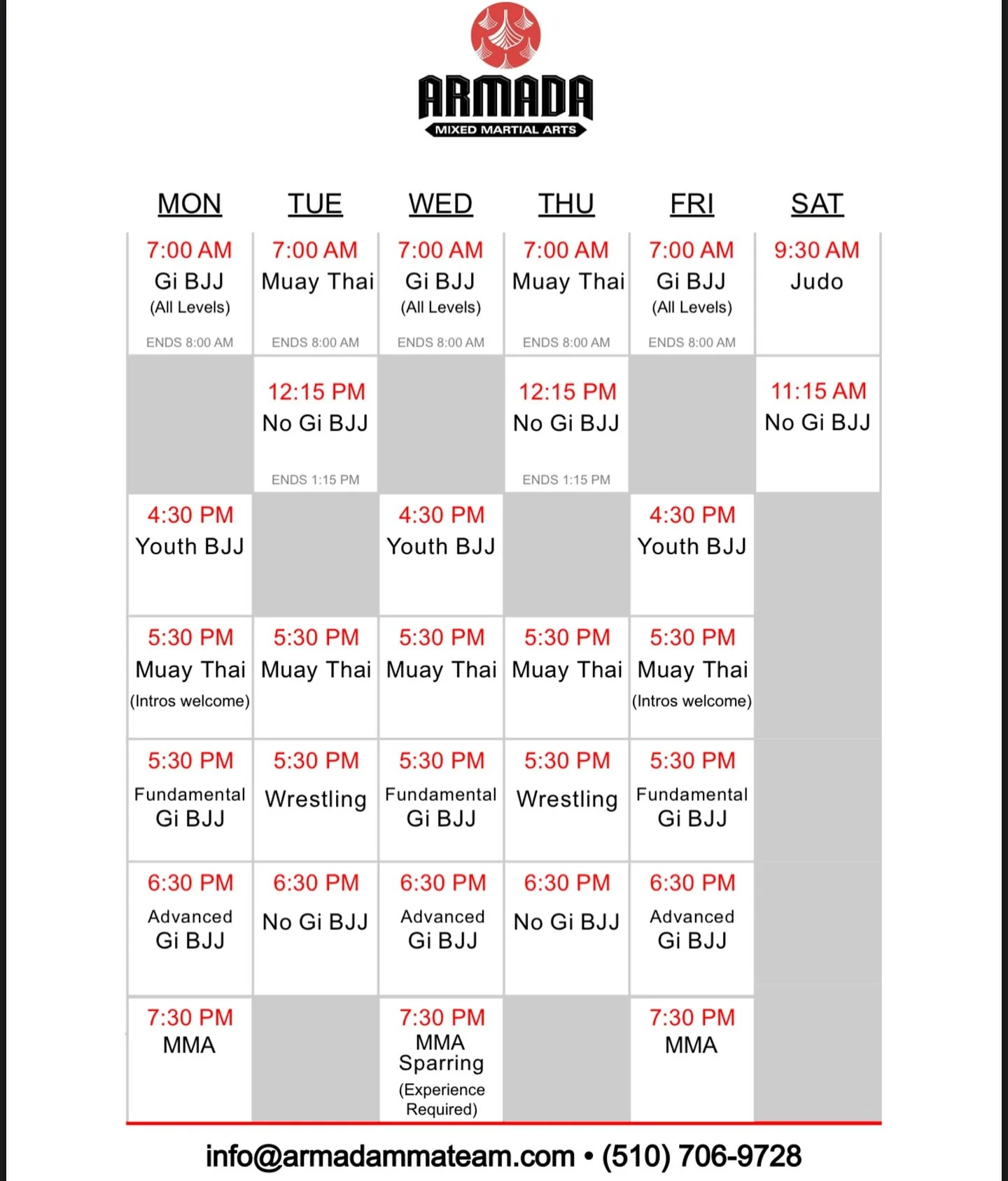 Check out our New schedule starting June 2nd. Few changes on Gi BJJ Program Mon/Wed/Fri. We will have Gi &ldquo;Fundamentals&rdquo; Jiujitsu class from 5:30-6:30pm. Open to all levels practitioners, learning and revisiting the basic positions, techni