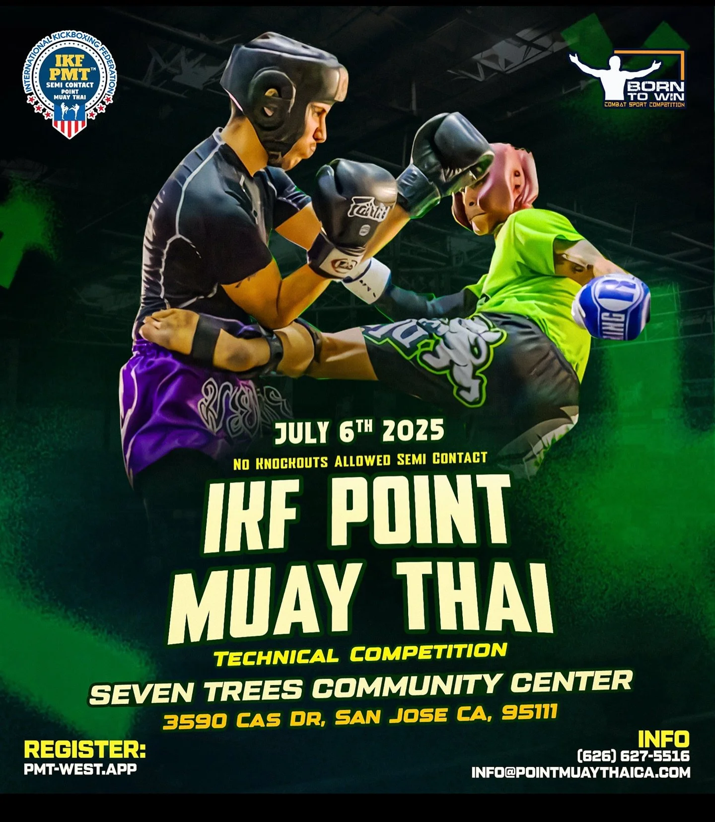 Our next Muay Thai team competition @technical_bouts_pmt July 6th in San Jose. Don&rsquo;t miss out the early registration. We already have a list of competitors representing the Dojo competing  on this one. If you&rsquo;re interested and need more i