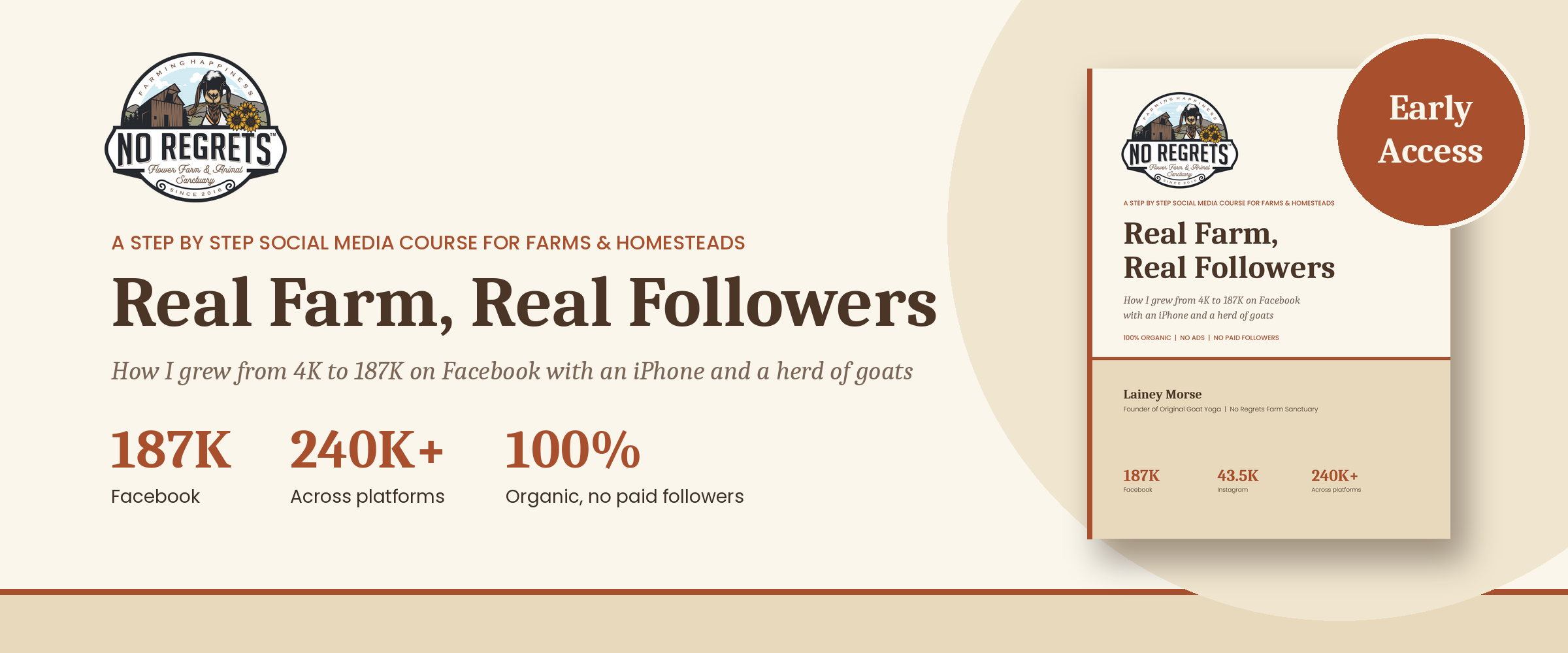 Real Farm, Real Followers, a social media course for farms and homesteads by Lainey Morse