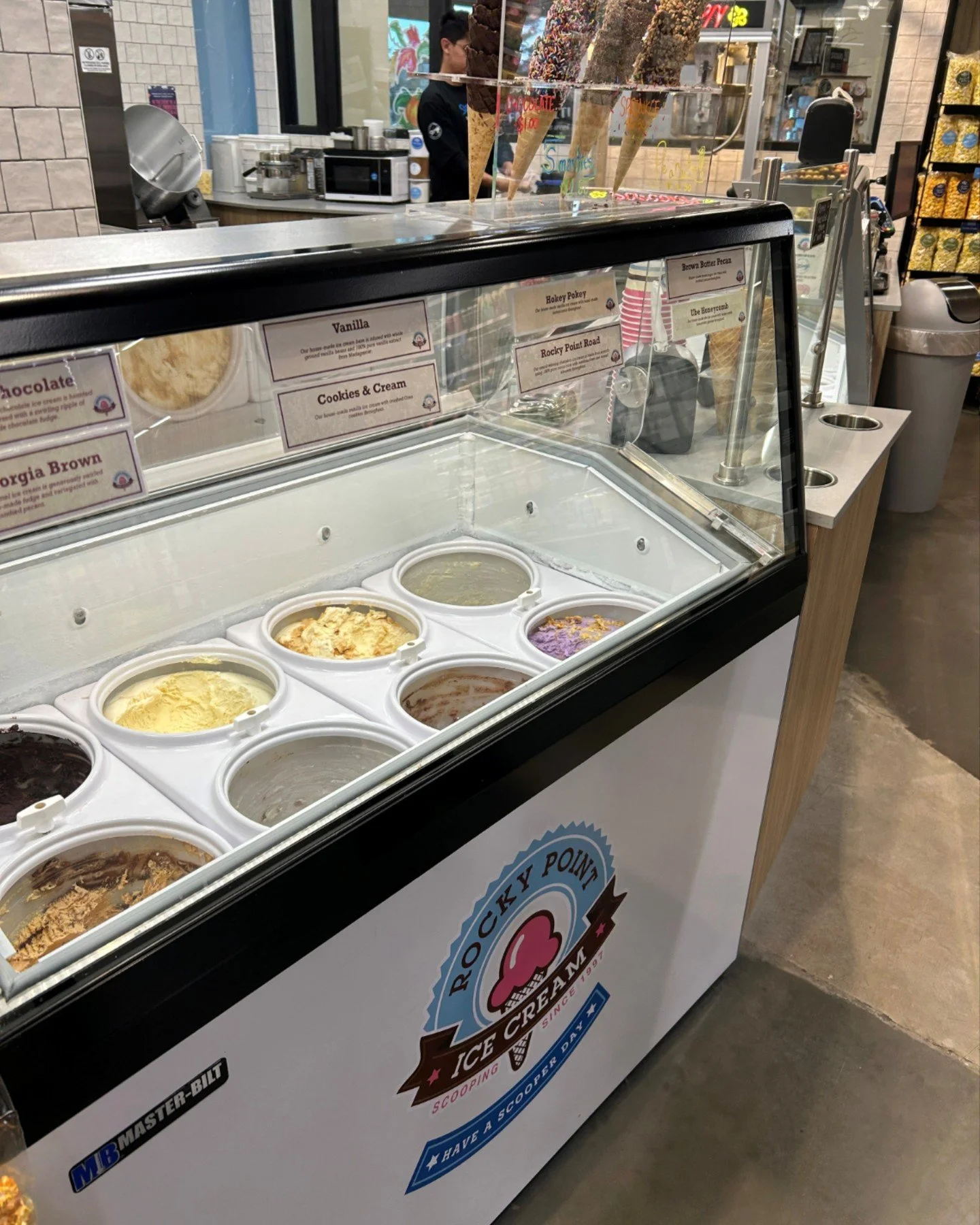 Enjoy our small batch Rocky Point Ice Cream! With flavours changing monthly, there is always something new to scoop and try at our Northwoods location. 🍦

#Stongs #StongsMarket #GroceryStore #ShopLocal #NorthVancouver #IndependentGrocer