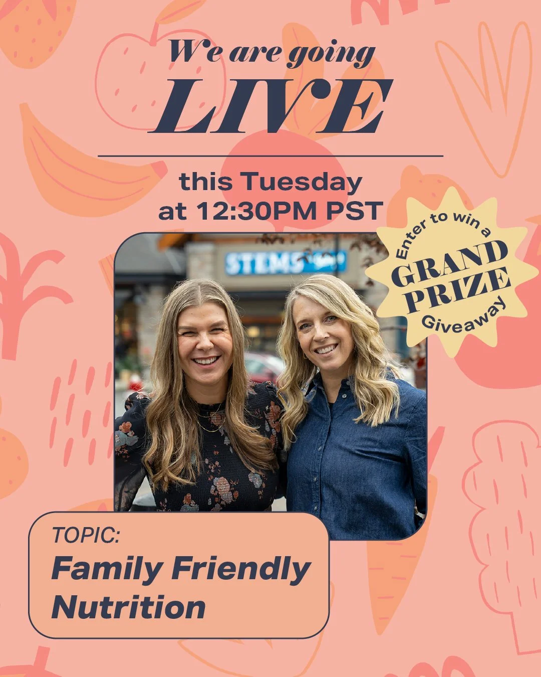In our next IG Live, we&rsquo;re chatting about Family Friendly Nutrition. How do you handle picky eating? What&rsquo;s one simple swap you&rsquo;ve made that made meals healthier? We&rsquo;ll discuss it all with our registered dietitian @jennthediet