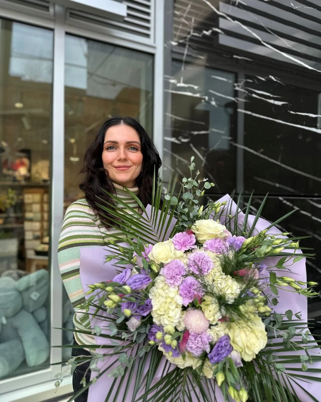 Meet Katherine, a designer at our STEMS by Stong&rsquo;s in Surrey! 👋  With over a decade of floral experience, Katherine creates beautiful floral creations for every occasion. She loves working at STEMS because of the variety of cut flowers we orde