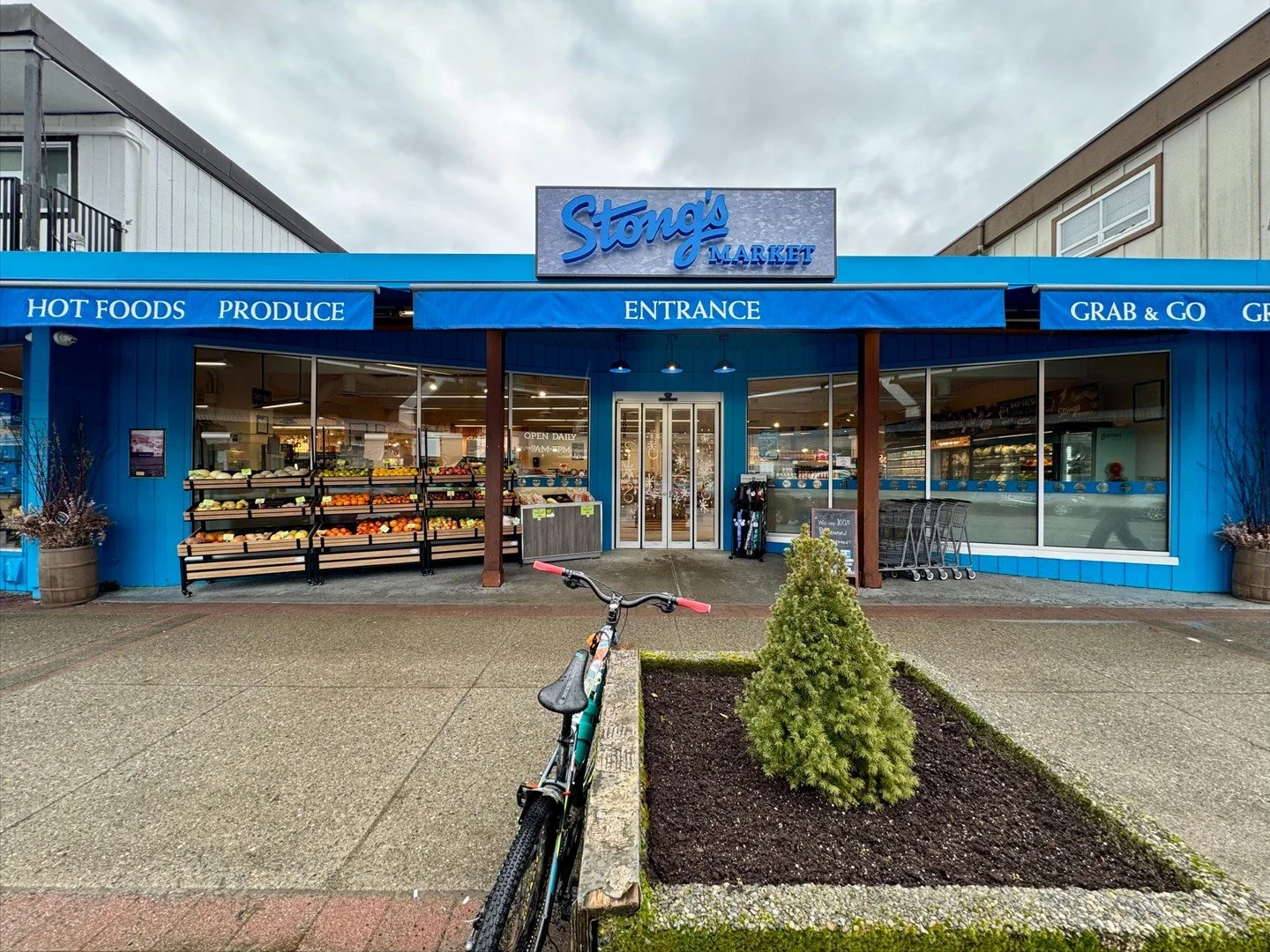 Shopping at Stong&rsquo;s Market in Squamish means you can stock up on all your adventure needs in one spot. Fresh food, trail snacks, last‑minute essentials &mdash; grab it and go explore.

You can find us in Downtown Squamish on Cleveland Ave. Just