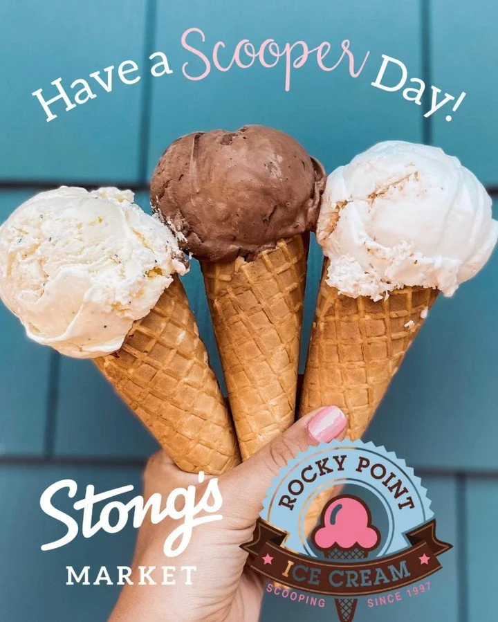 National Ice Cream Day has us feeling extra sweet today! We&rsquo;re scooping up the celebration with our friends at Rocky Point Ice Cream &mdash; the perfect treat for a sunny day at Stong&rsquo;s. 🍦

#StongsMarket #GroceryStore #ShopLocal #Indepen