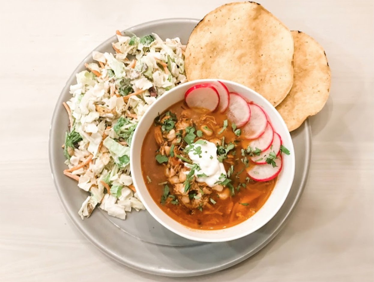 20 minute Pozole Soup