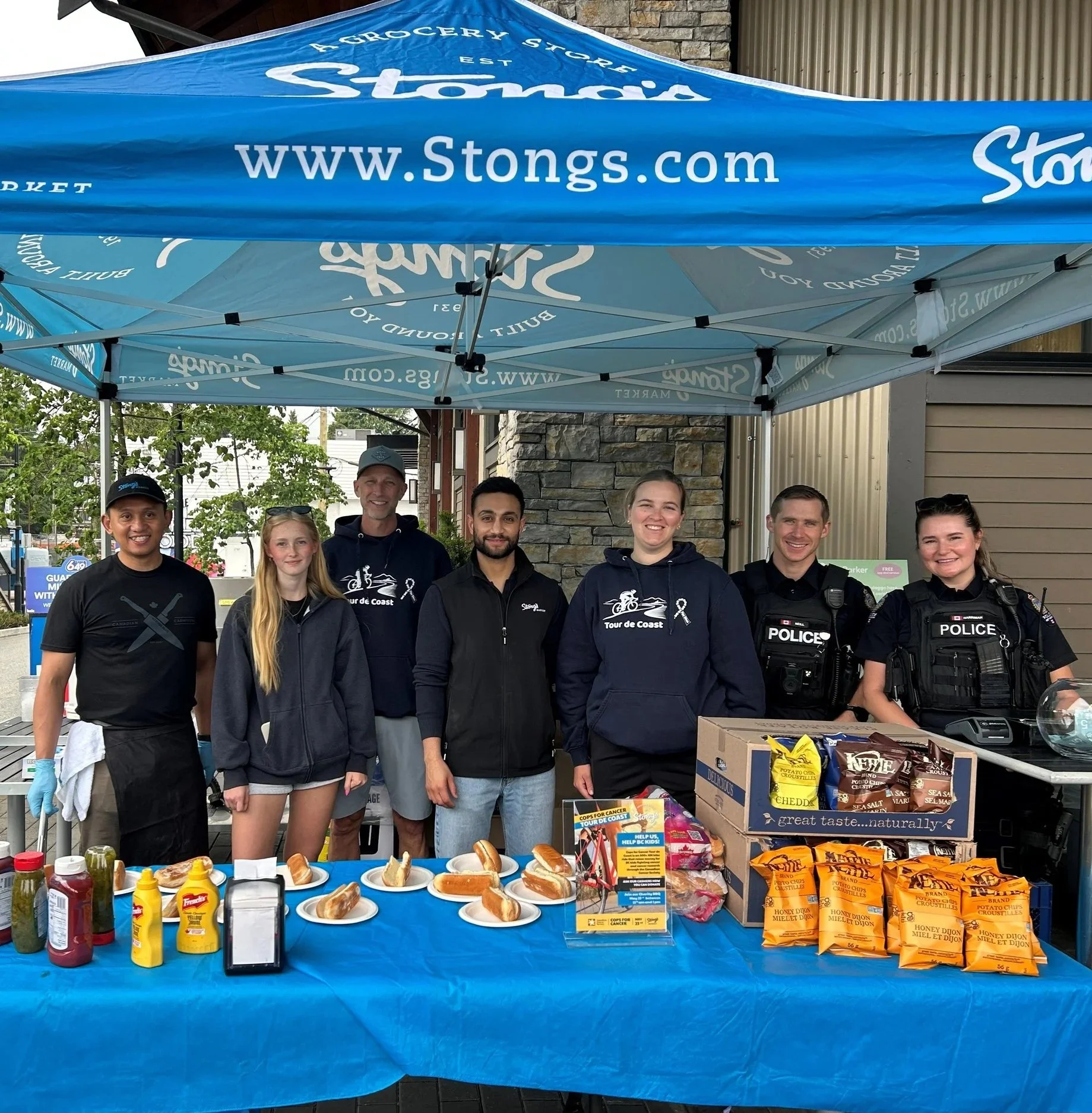 Stong's Market supporting a  local charity event