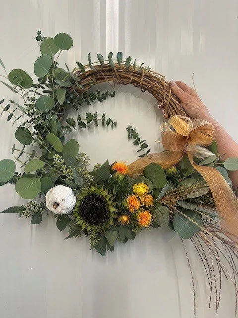 Seasonal Wreath Workshop – Fall design