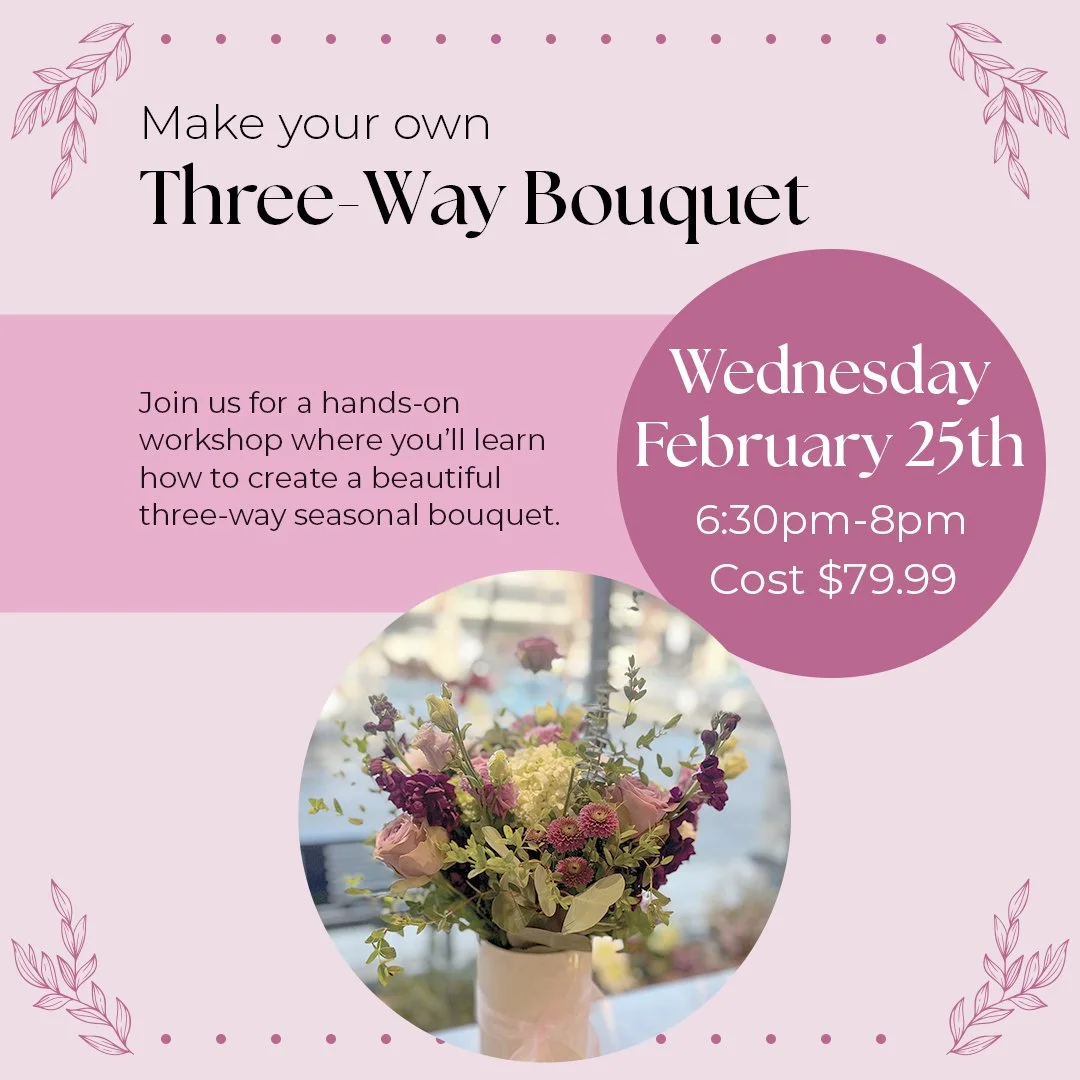 Make Your Own Three-Way Bouquet