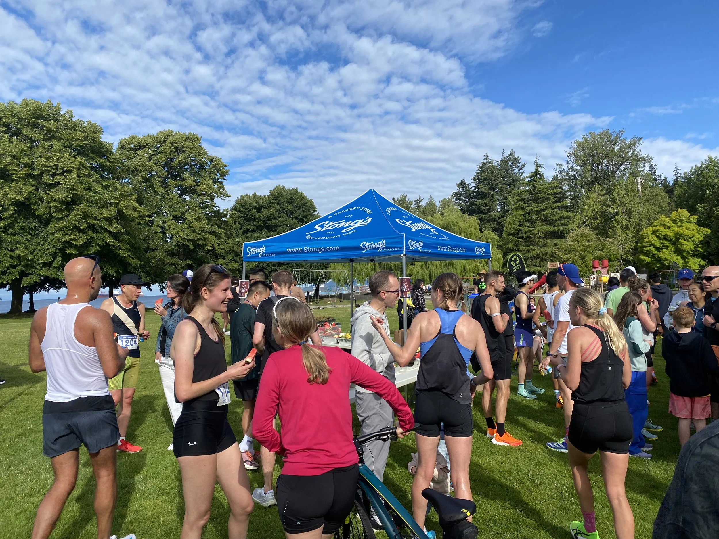 A Local community event in North Vancouver supported by local grocery store, Stong's Market