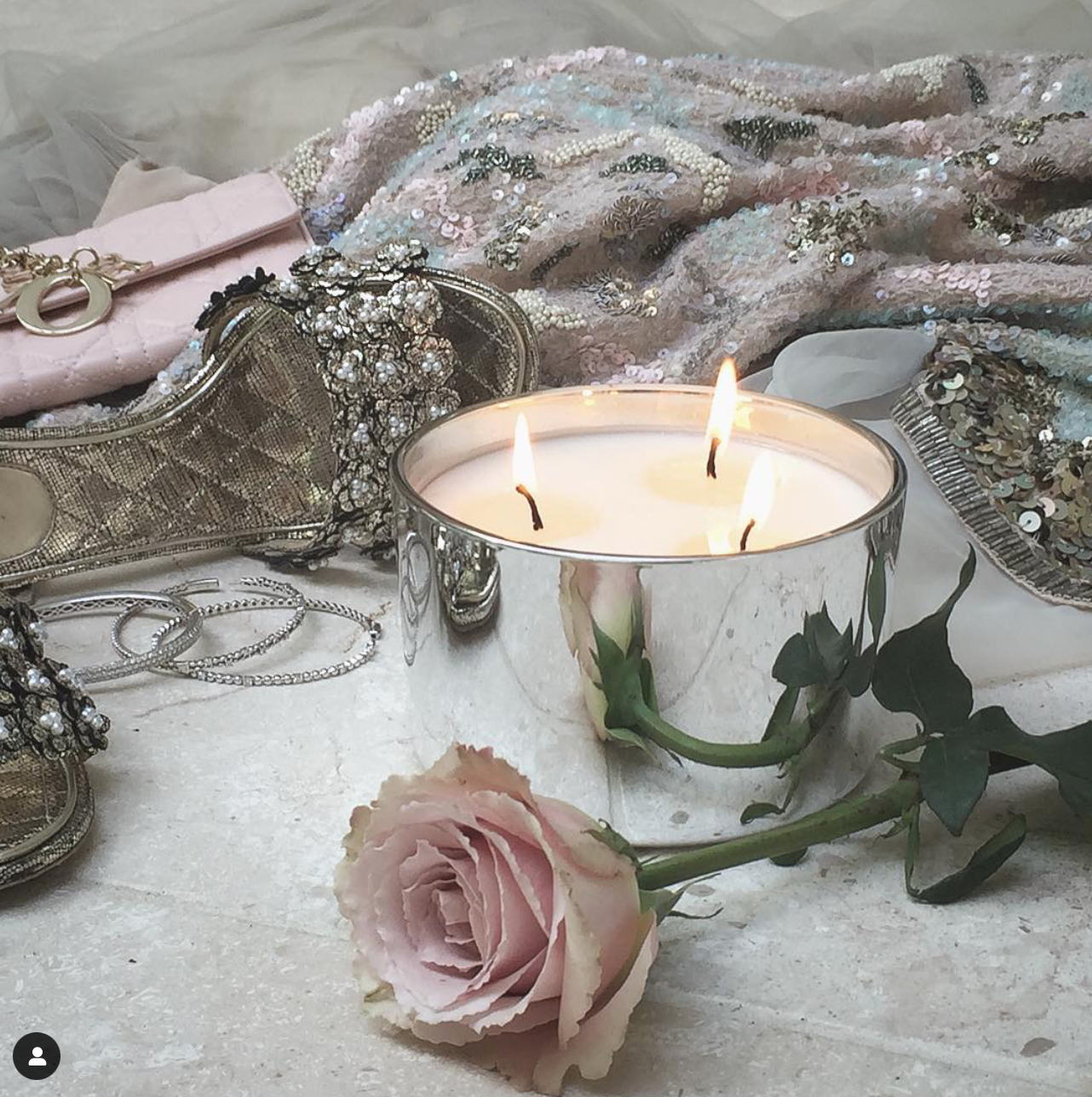 Peony Petal Candle