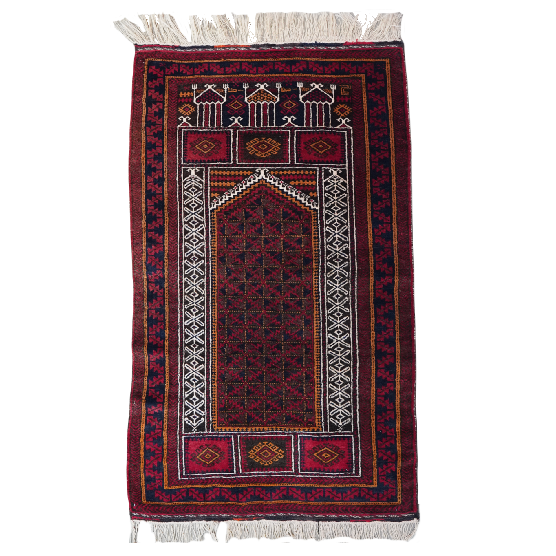 Vintage Beluch Prayer Rug