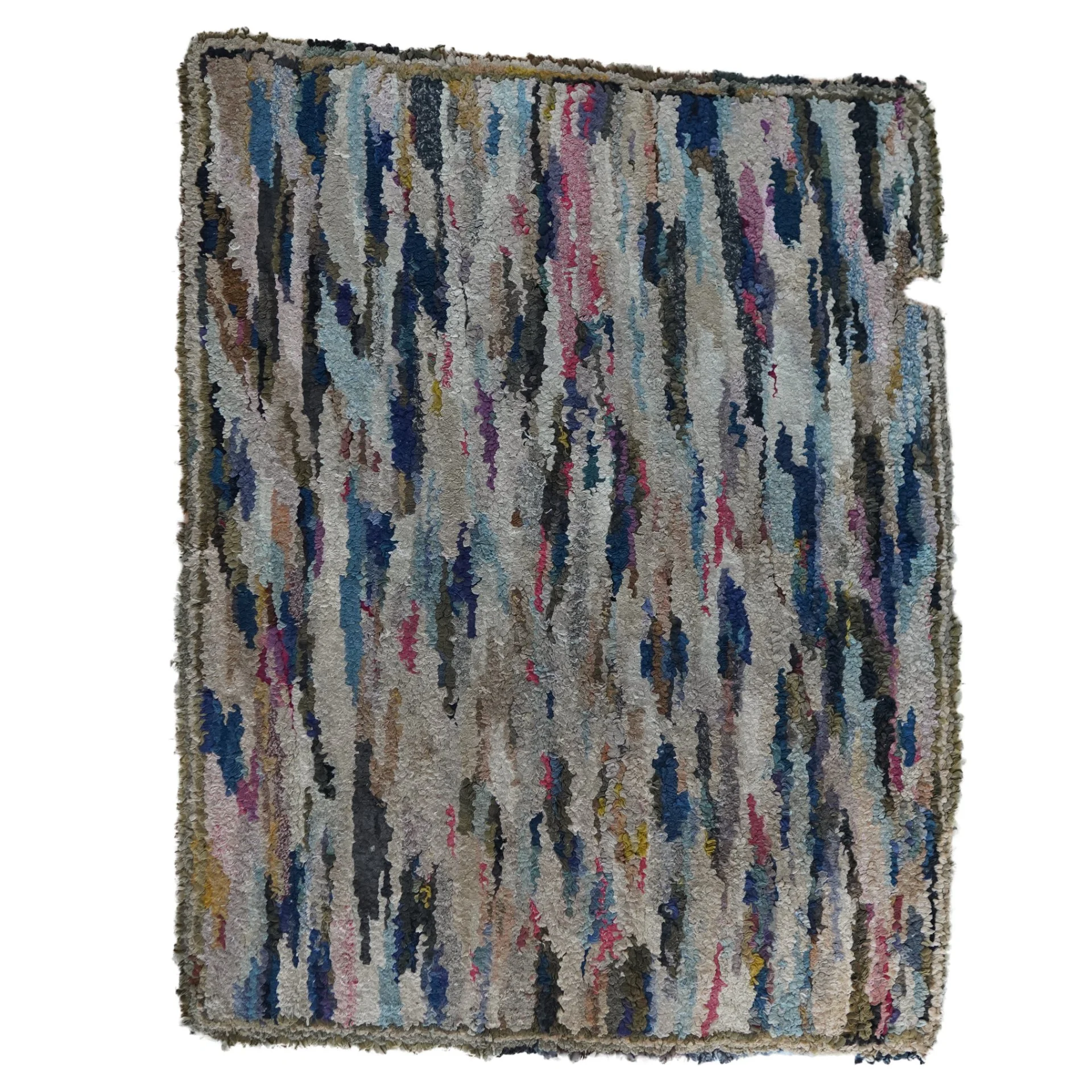 Abstract Rag Rug - 2'7" x 3'4"