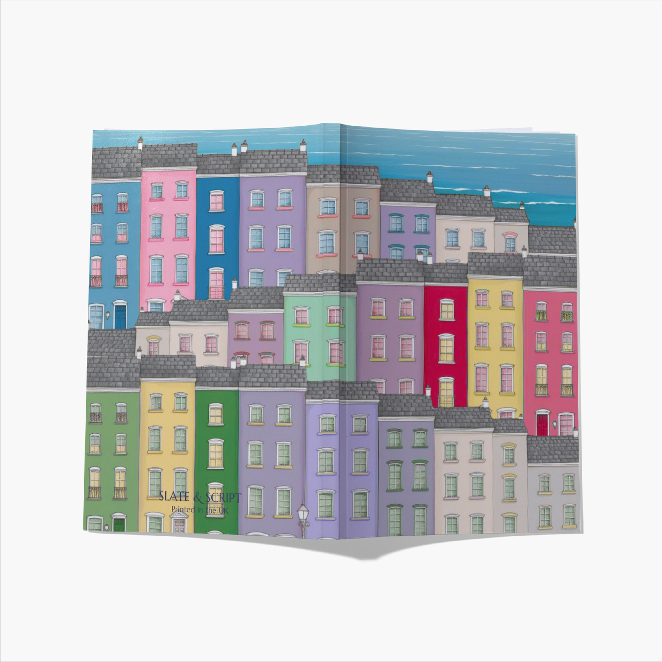 'Seaside Town' A5 Notebook (x10)