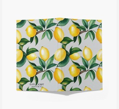 Lemon on Blue A5 Notebook (x10)