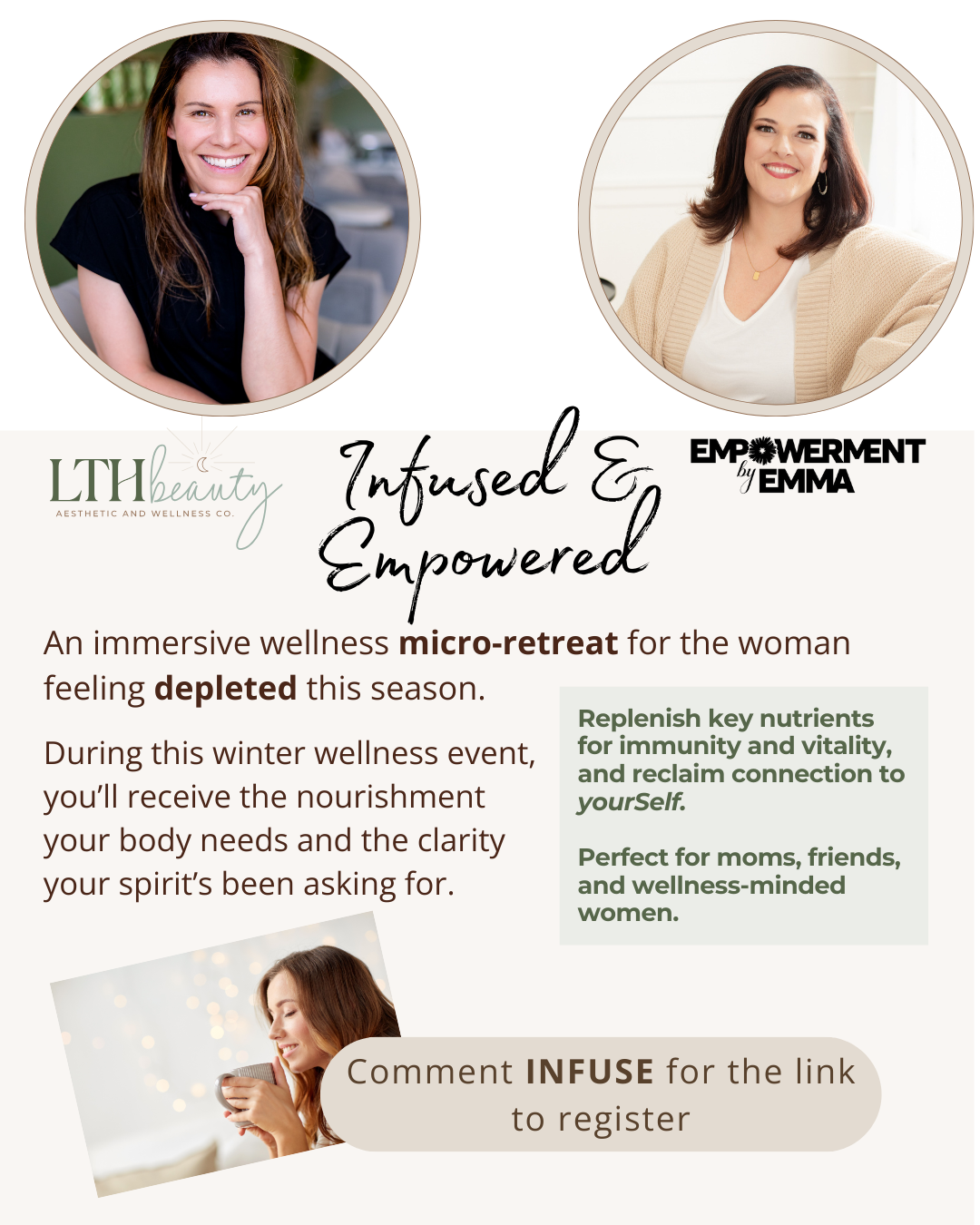 Infused & Empowered: A micro-retreat for the woman feeling depleted