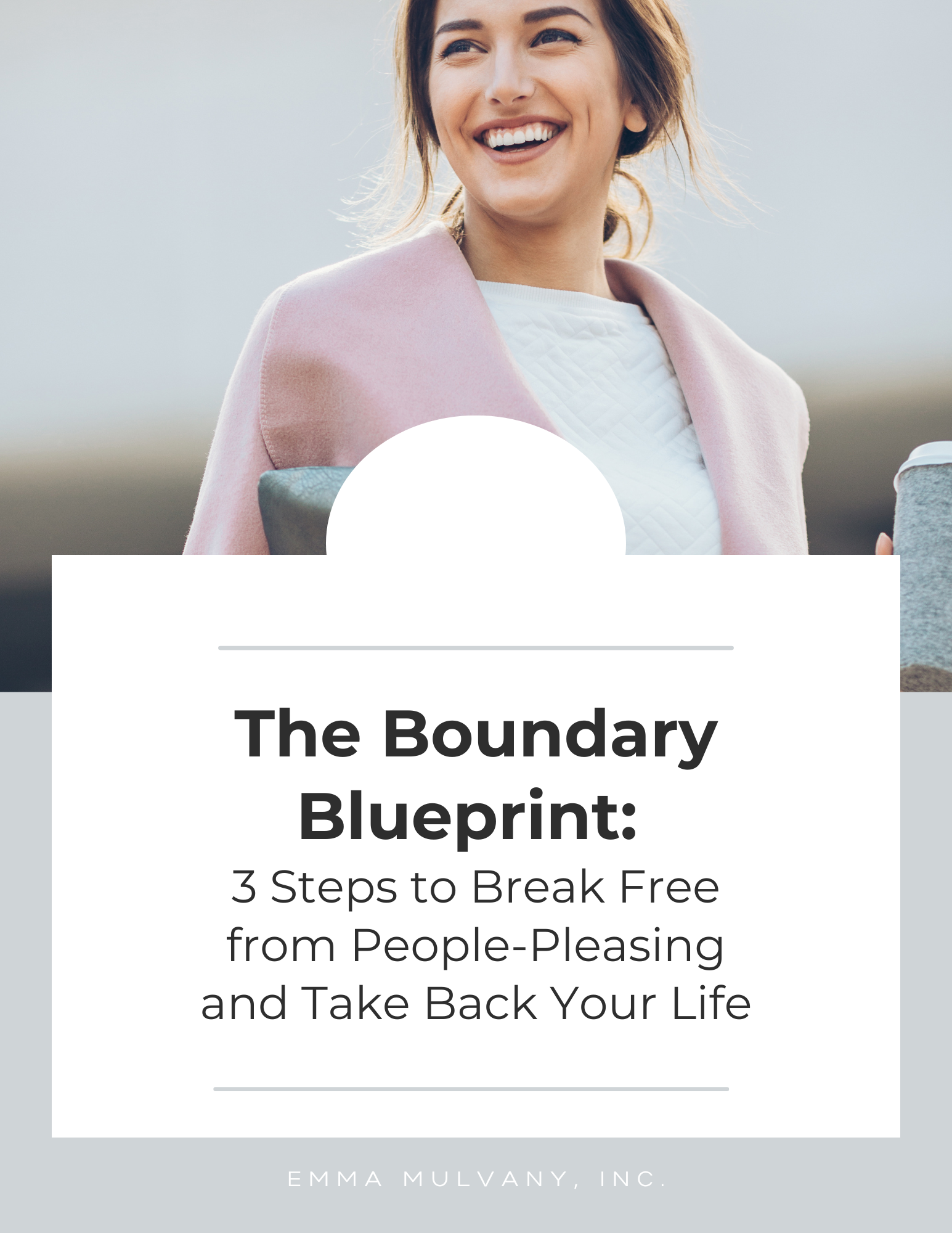 resource guide cover woman smiling with coffee boundary blueprint
