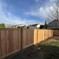Newly built Full frame fence