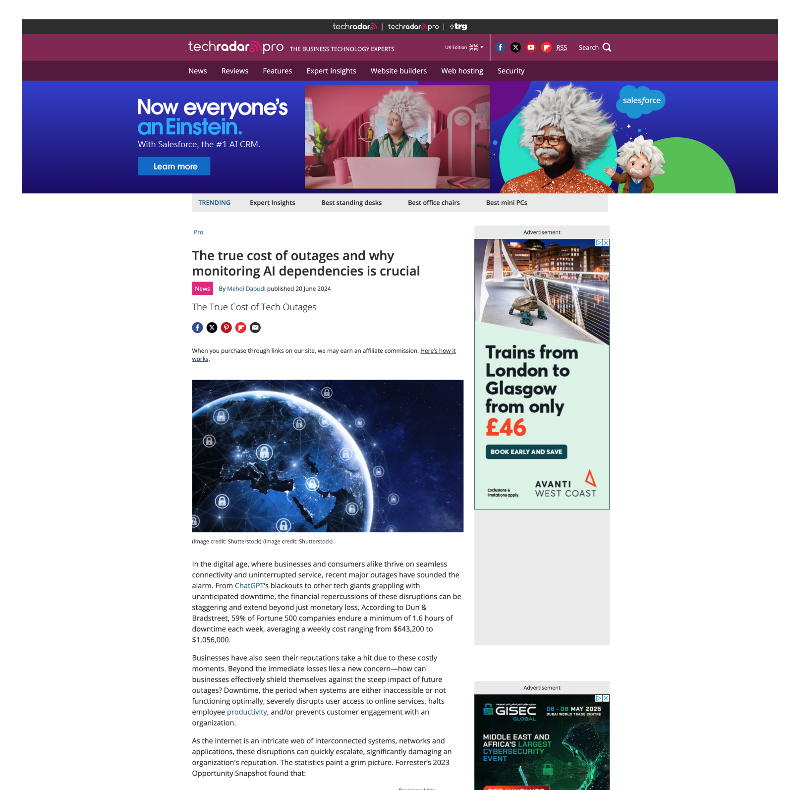 Tech Radar byline 