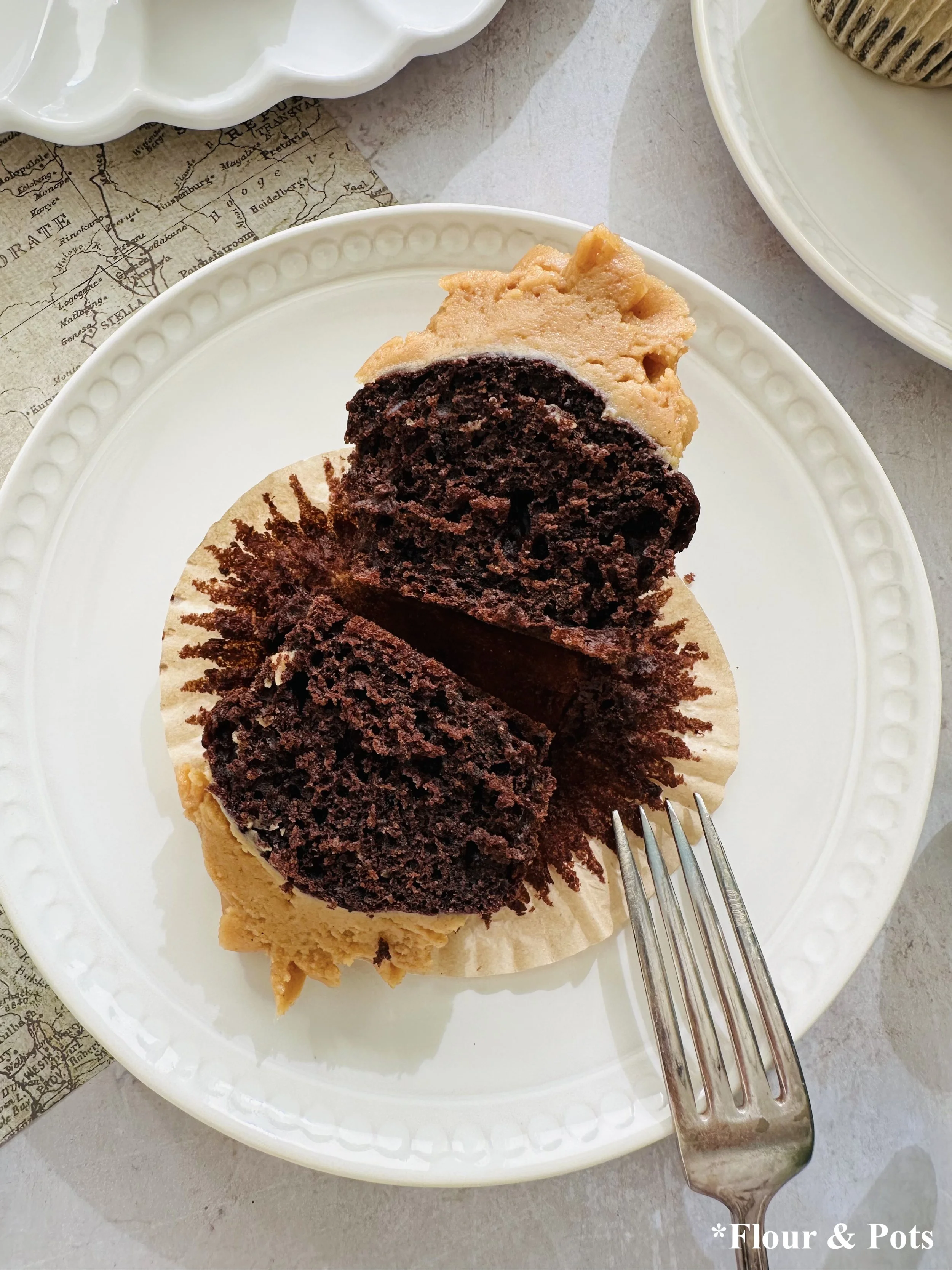 Chocolate Peanut Butter Cupcakes