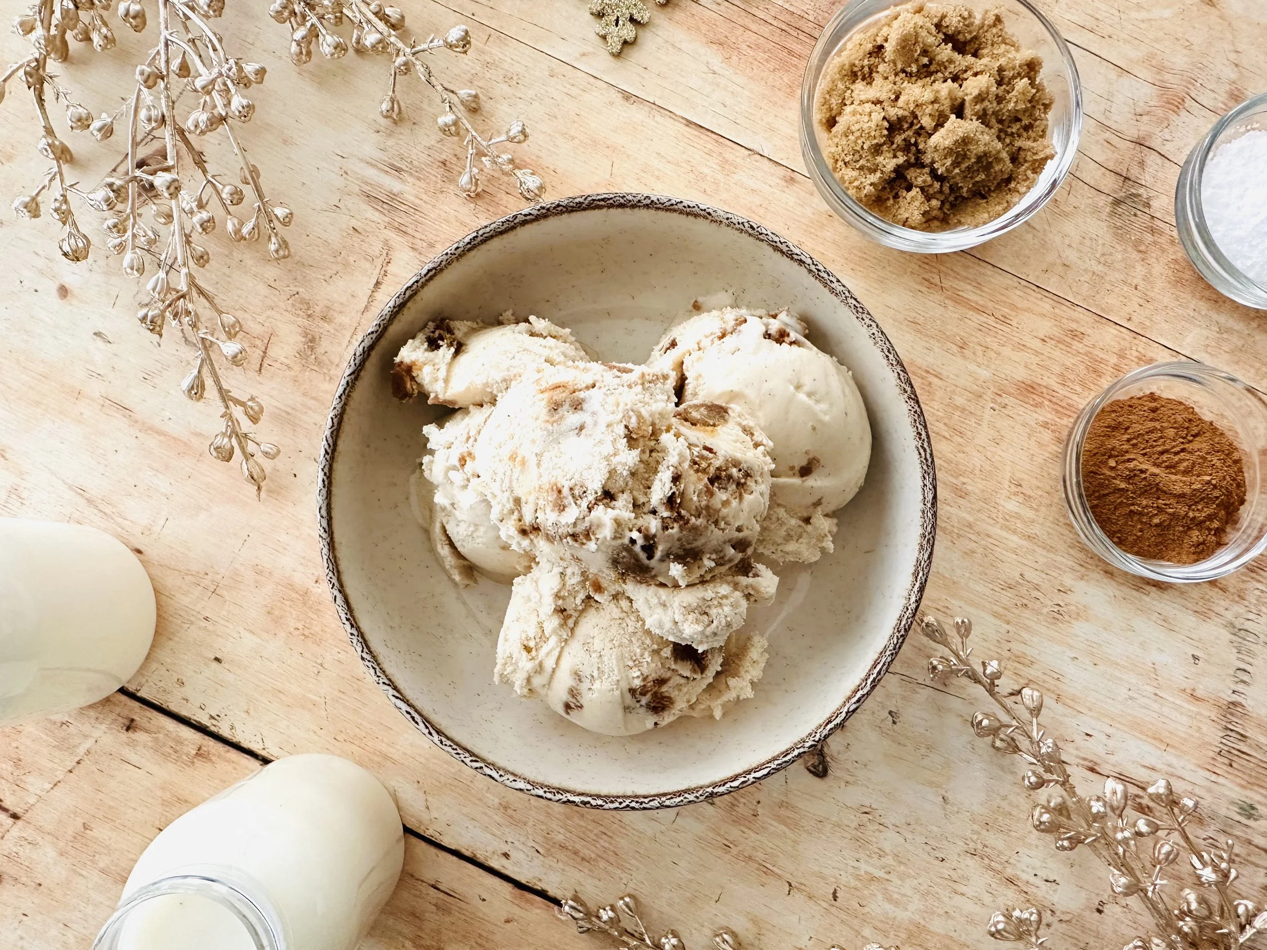 Gingerbread Oatmeal Cookie Ice Cream
