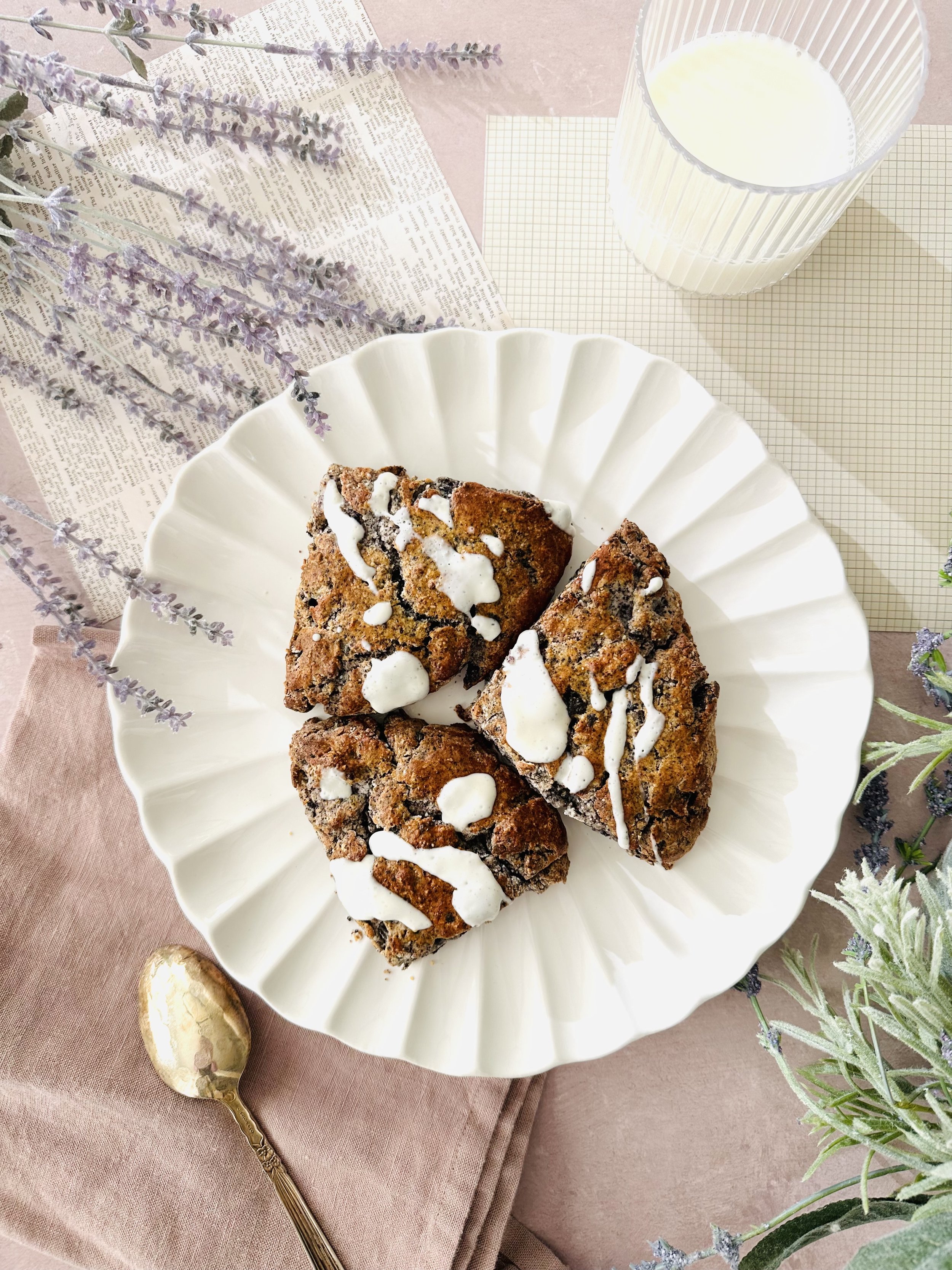 Small-Batch Blueberry Scones
