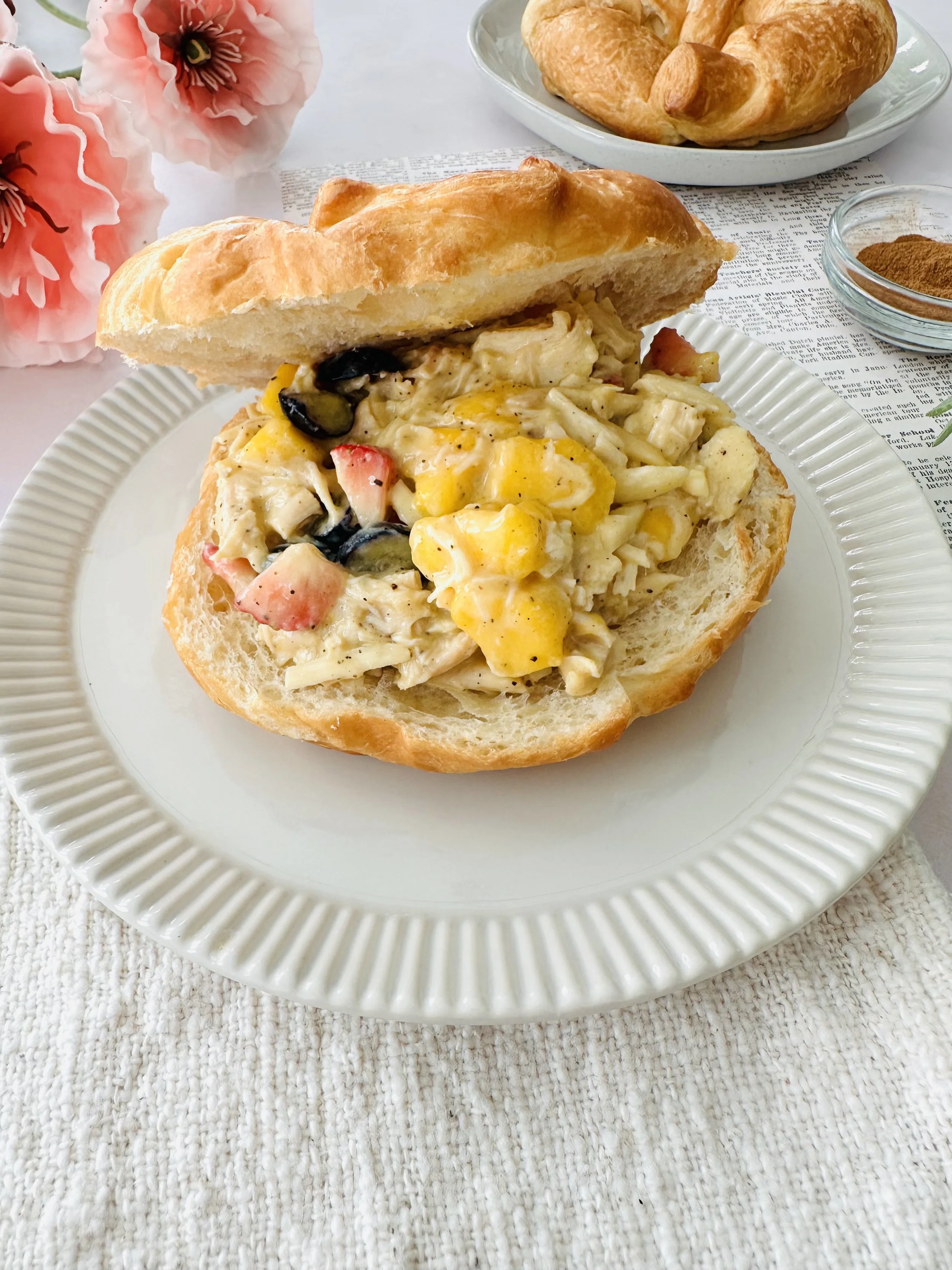 Mangoberry Chicken Salad Sandwiches