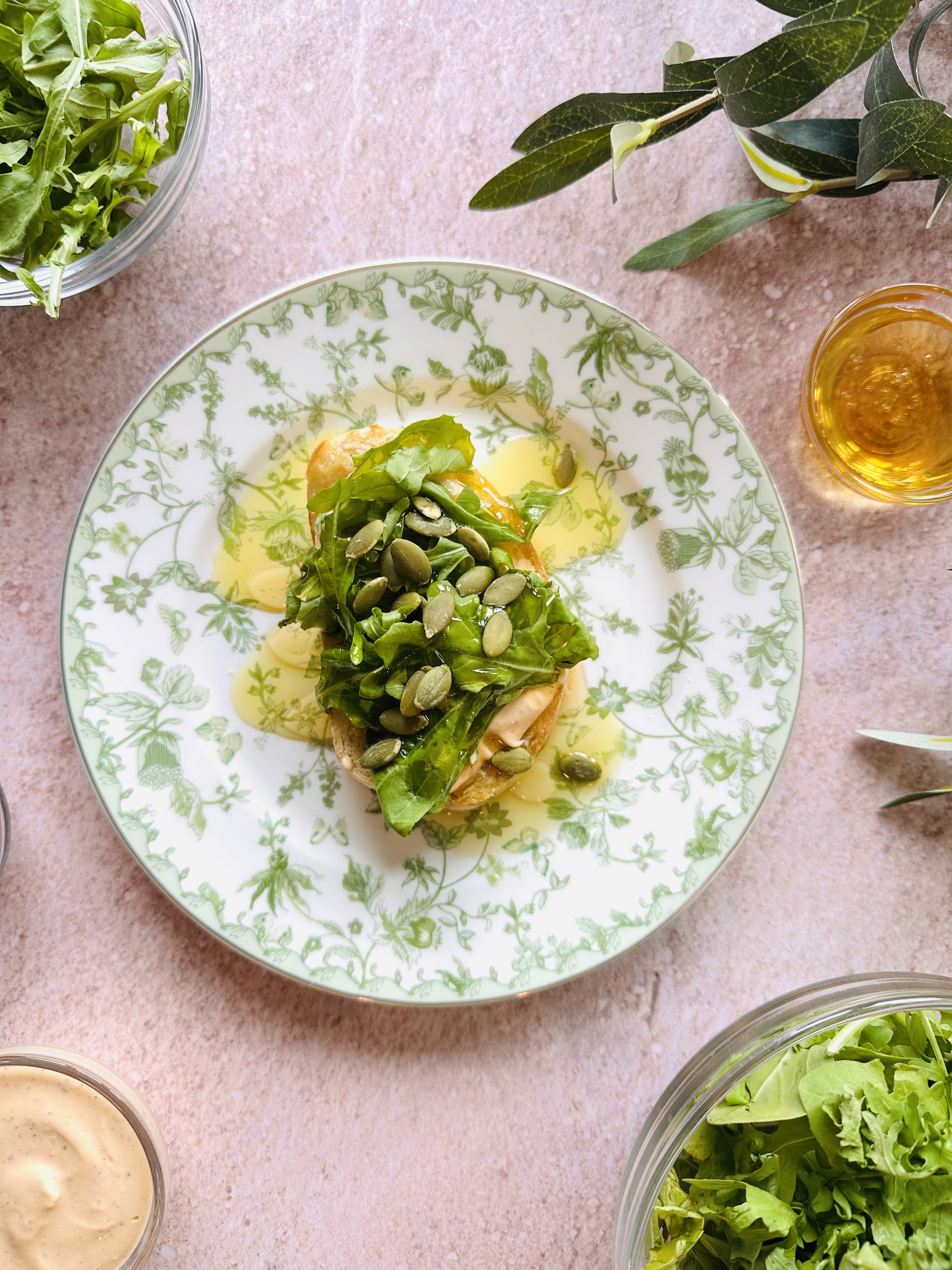 Whipped Ricotta &amp; Calabrian Chili Toast w/ A Drizzle Of Honey