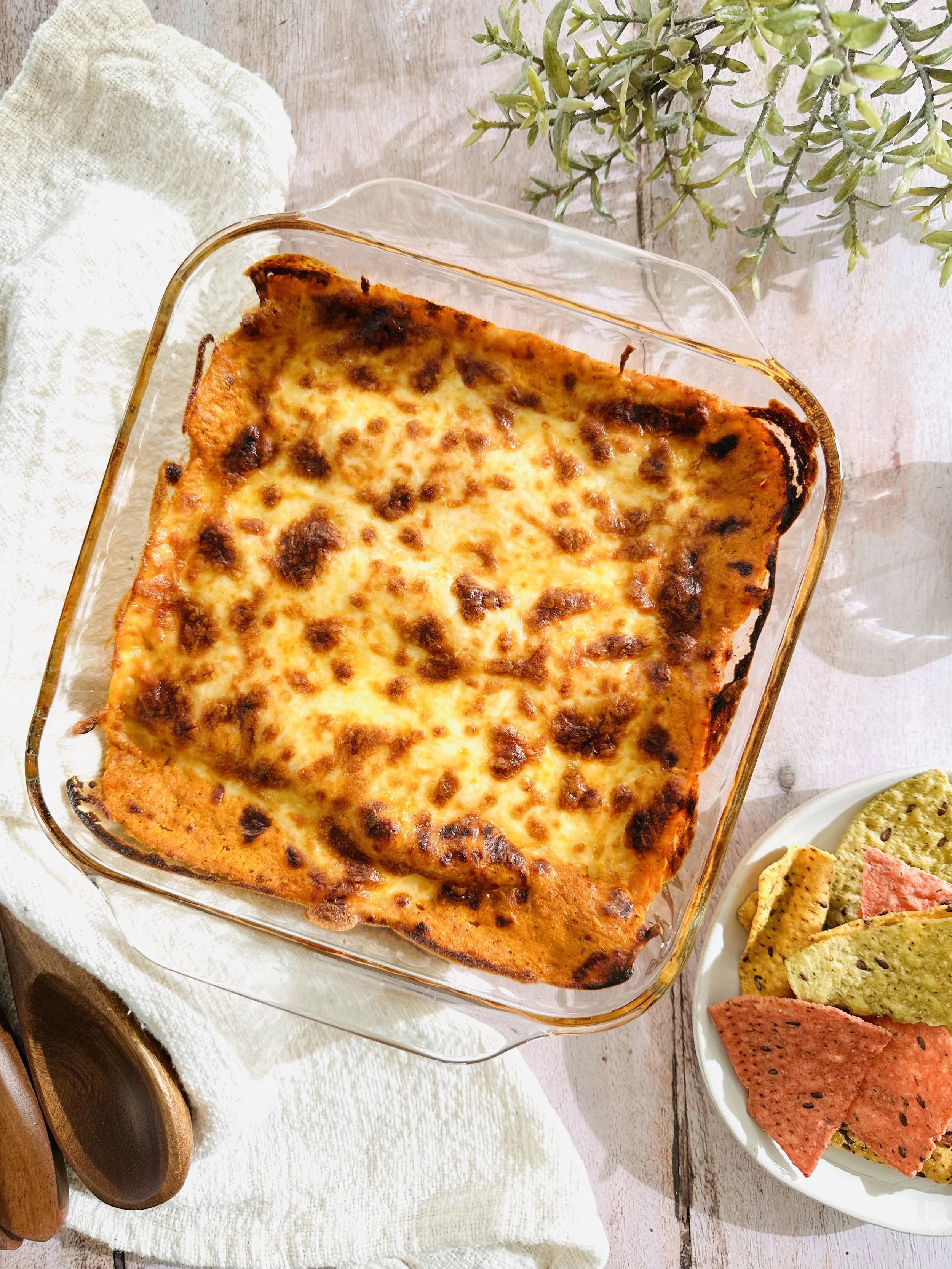 Spanish-Style Creamy Enchiladas