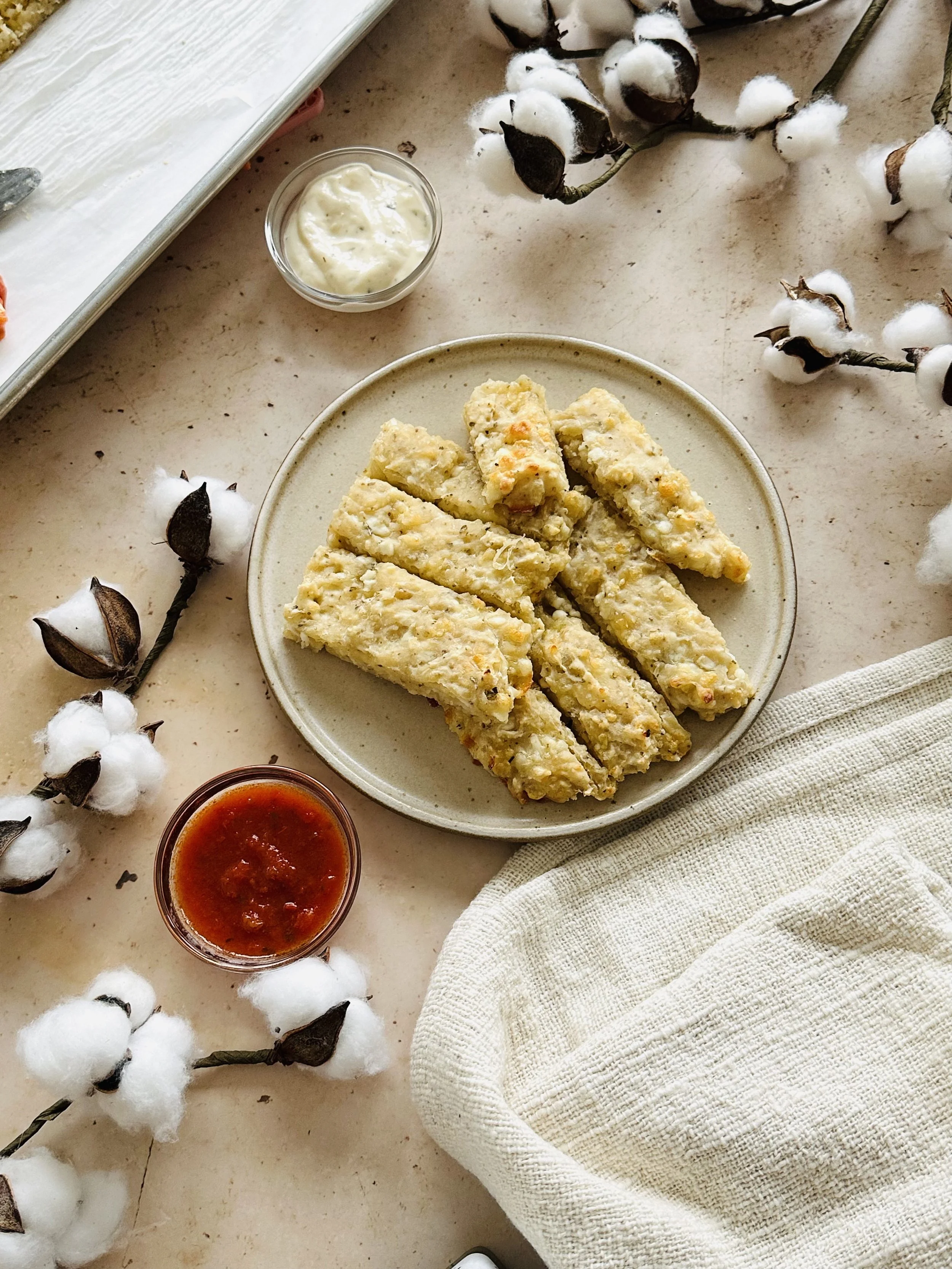 High-Protein Cottage Cheese Breadsticks (AKA Dumpling Breadsticks)