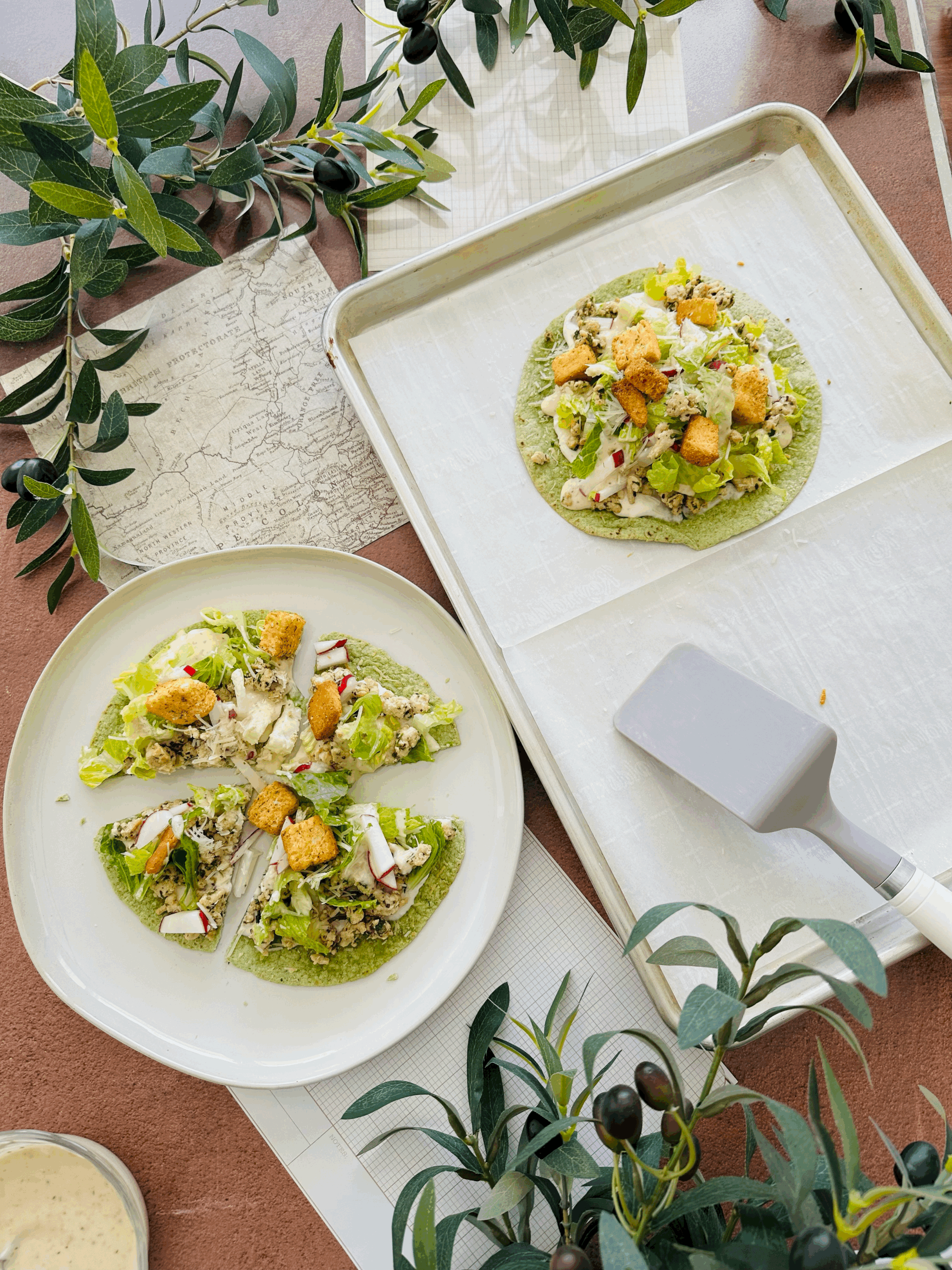 Chicken Caesar Taco Salad Crisps