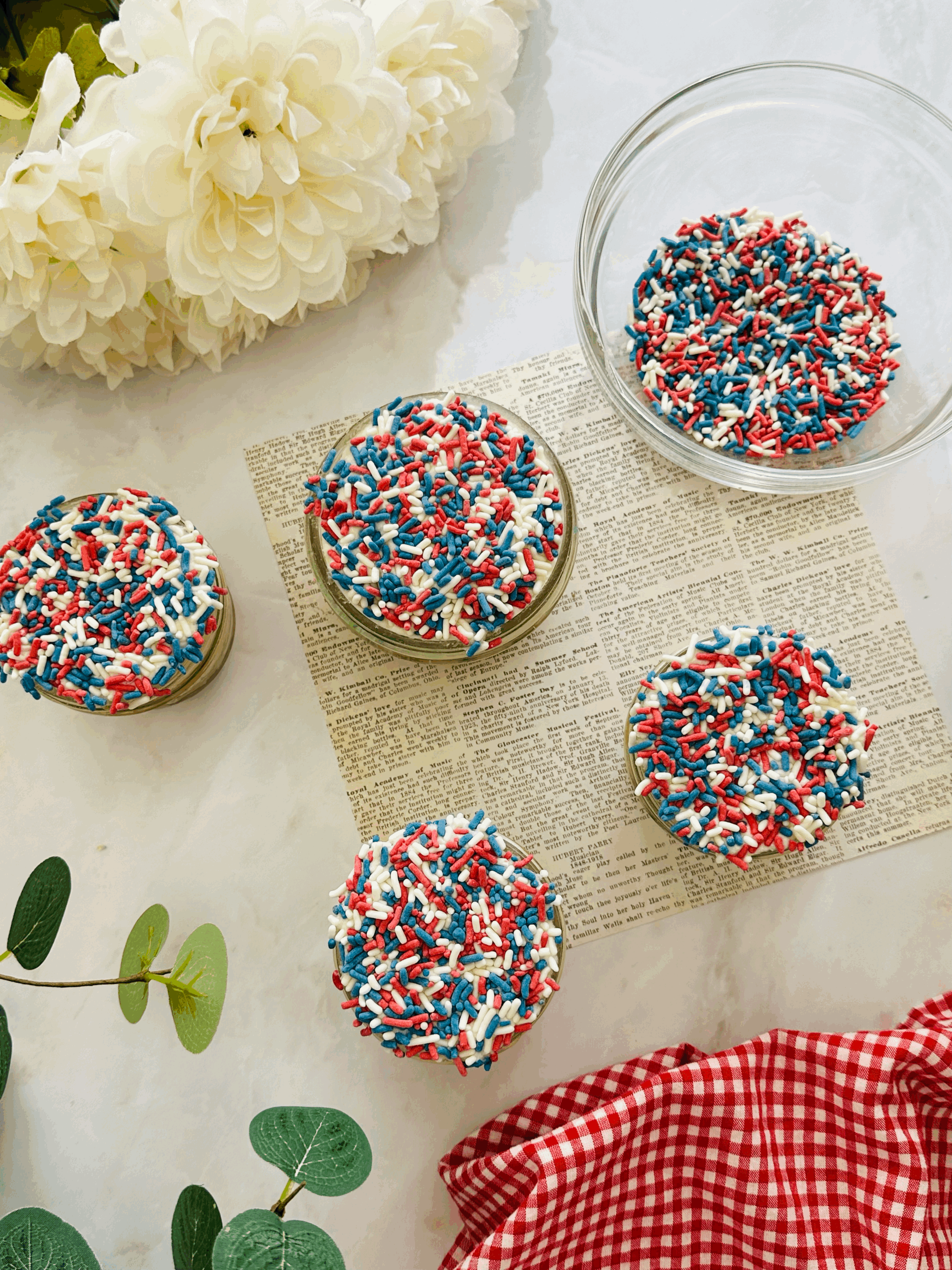Celebration Sprinkle Cake Jars