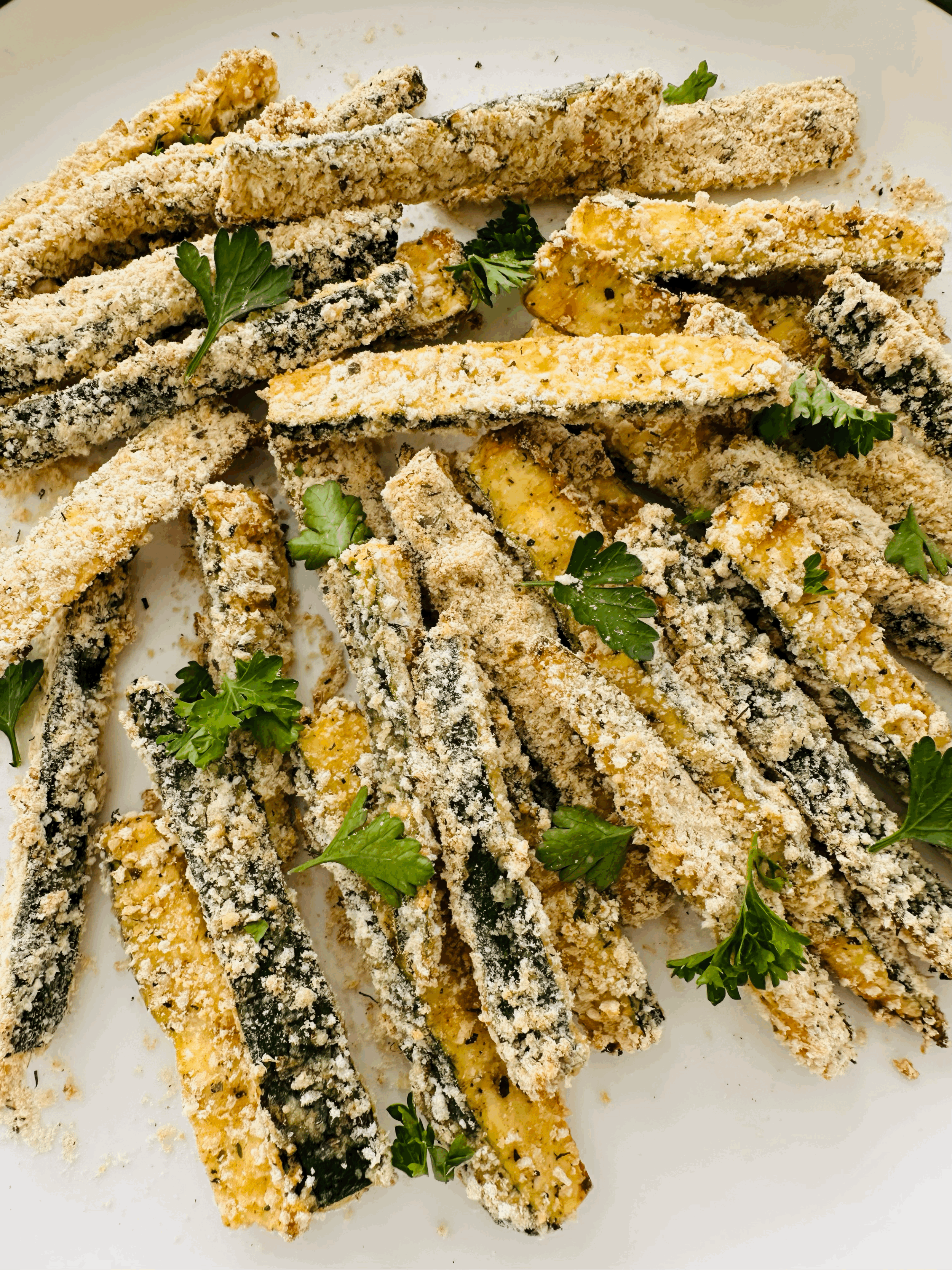 Crispy Baked Zucchini Fries with Homemade Fry Sauce