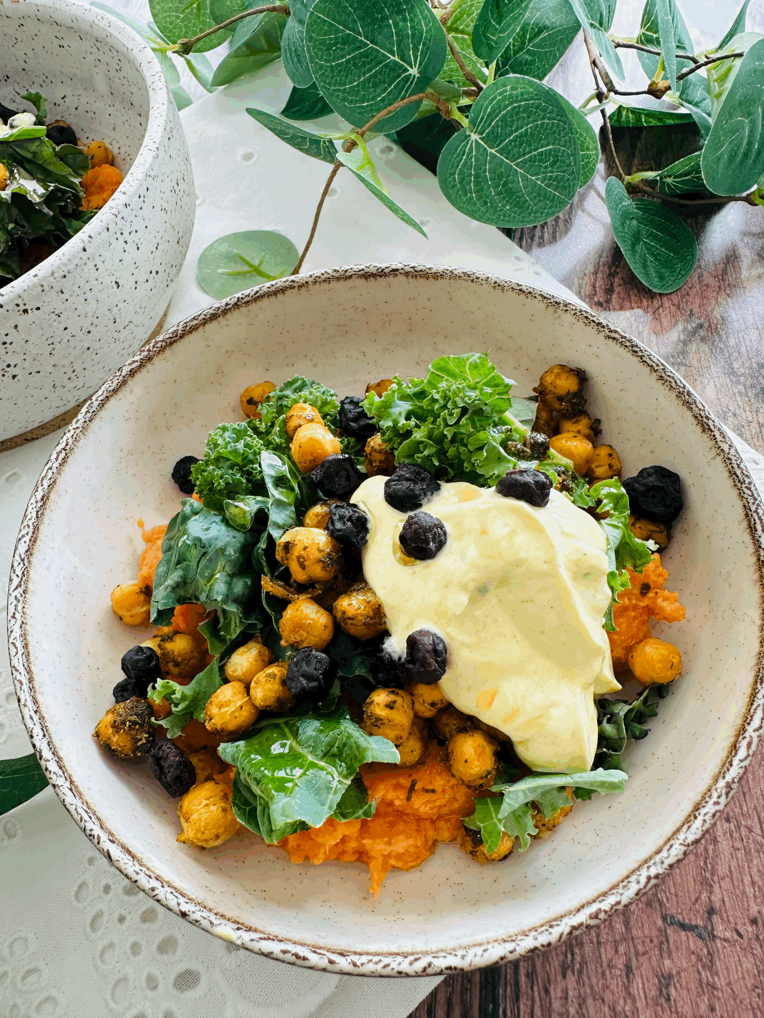 Curry Spiced Sweet Potato Bowls