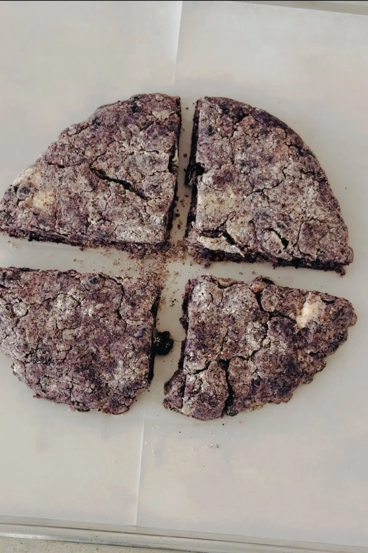 Blueberry Scones Steps