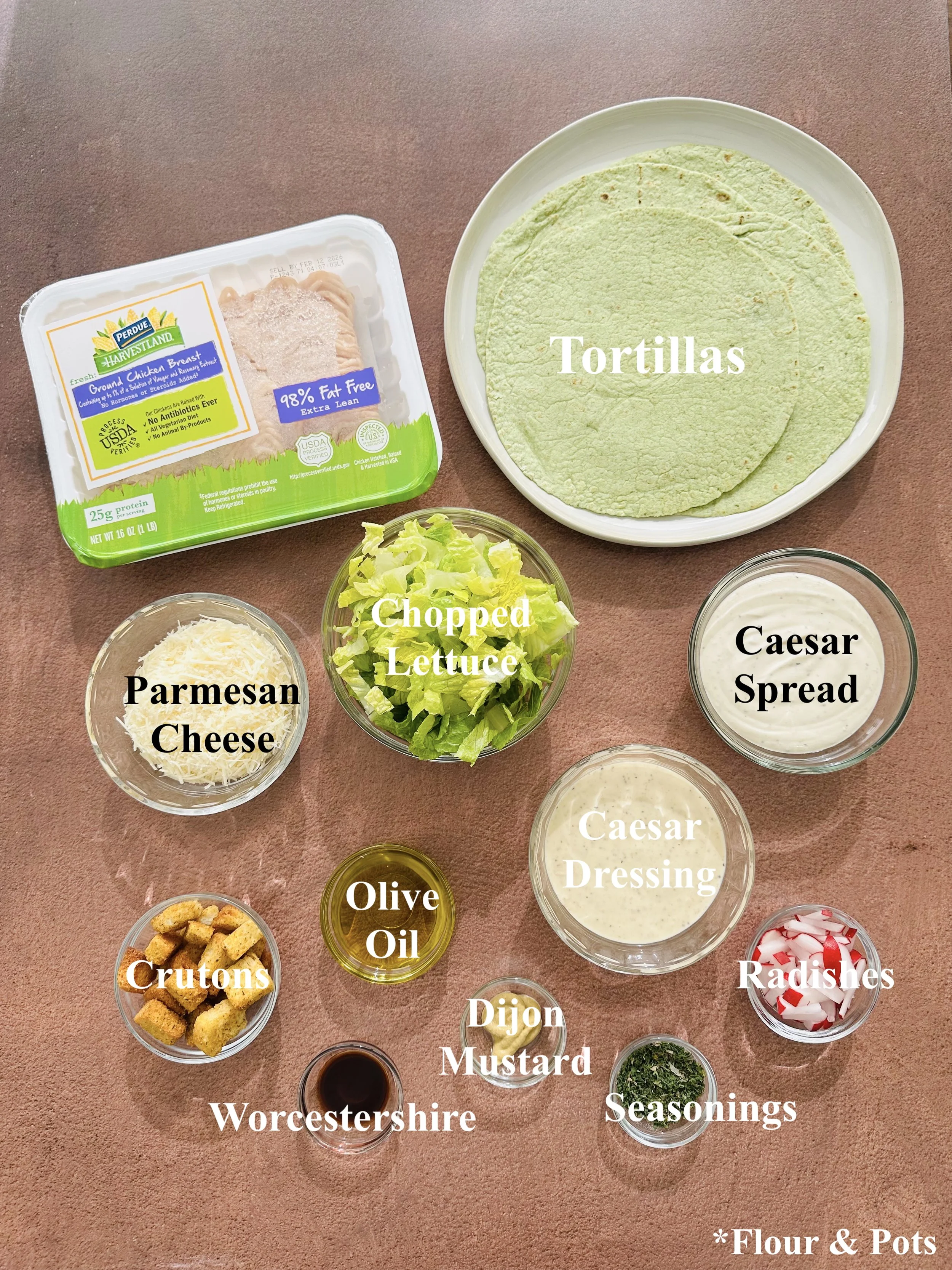 Chicken Caesar Taco Salad Crisps Ingredients