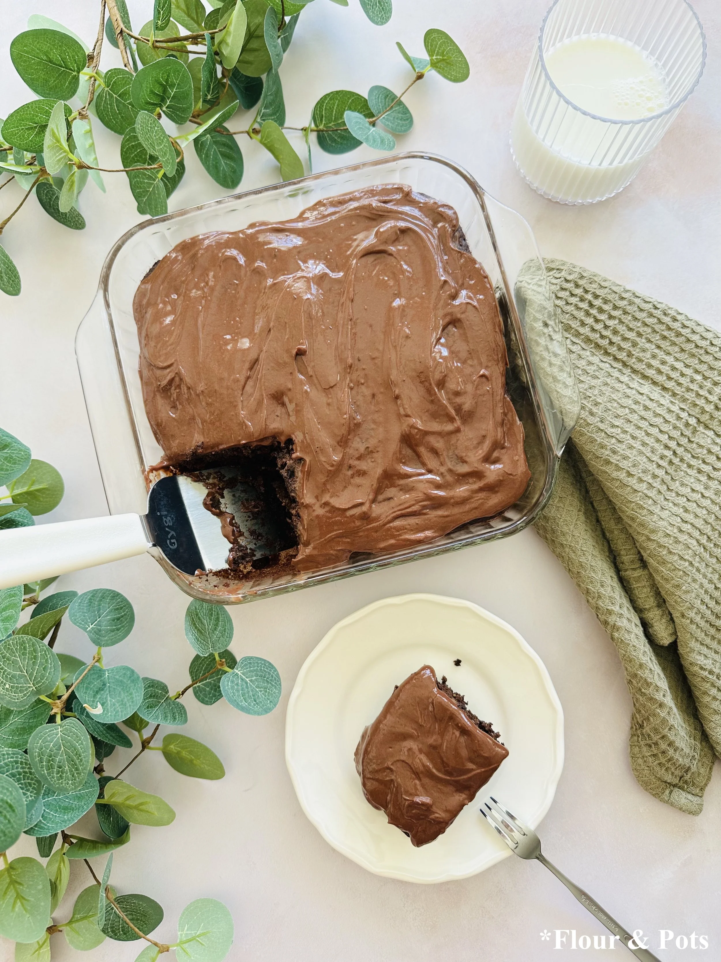 Chocolate Zucchini Texas Sheet Cake
