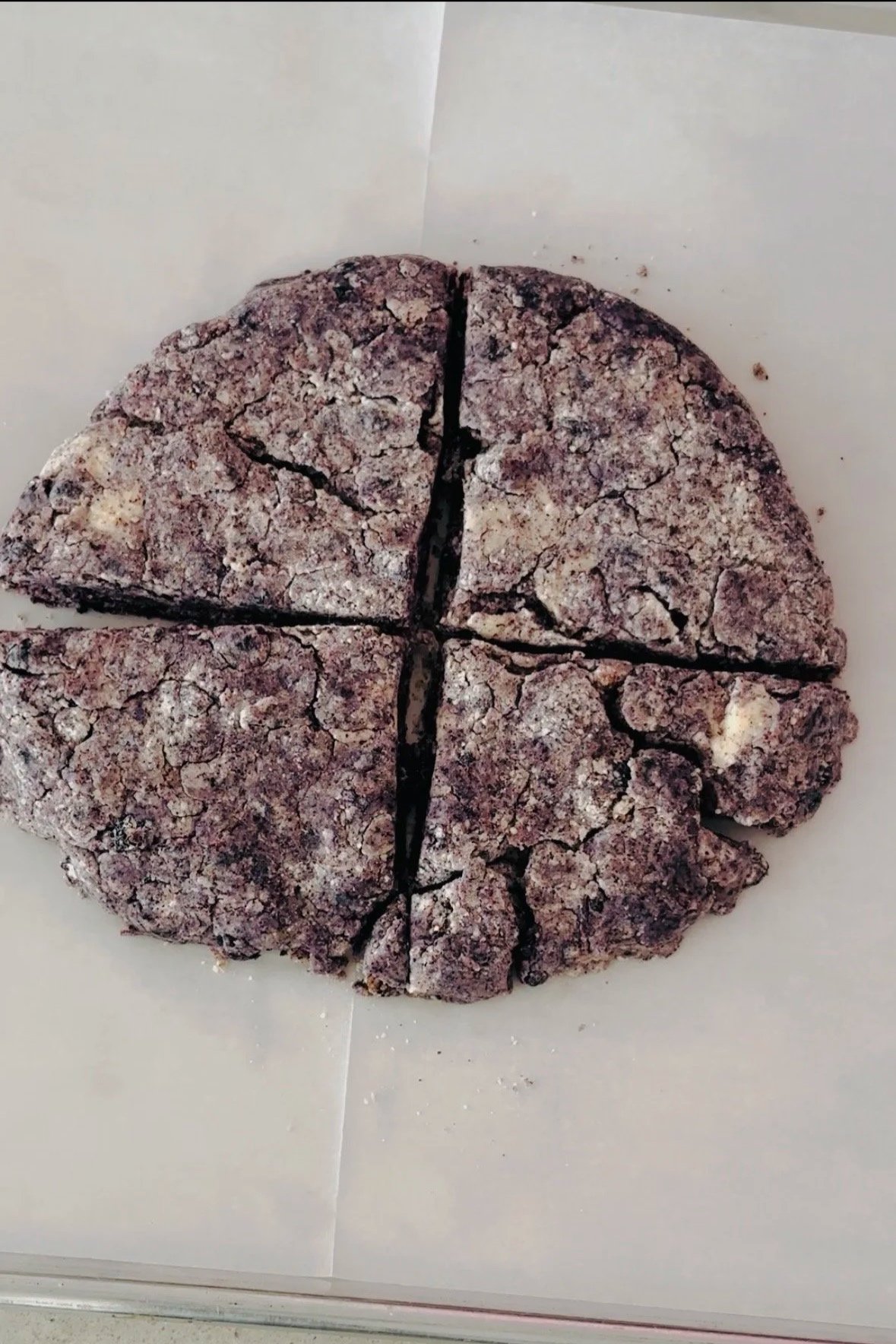 Blueberry Scones Steps