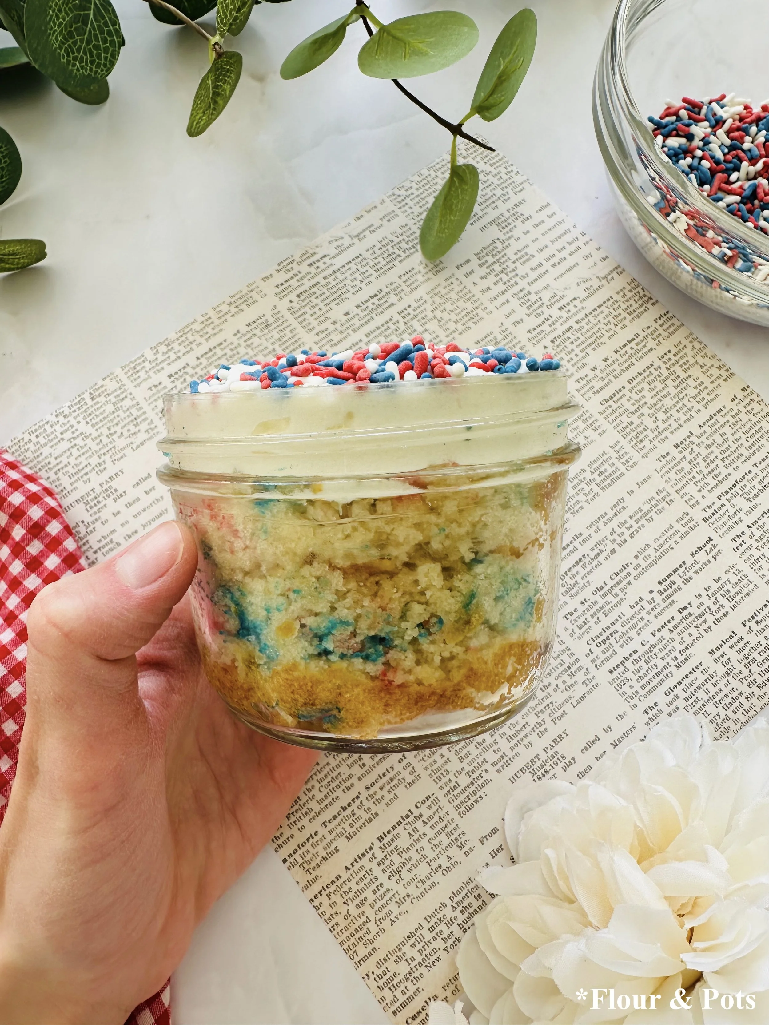 Celebration Sprinkle Cake Jars - Perfect for Summer Celebrations