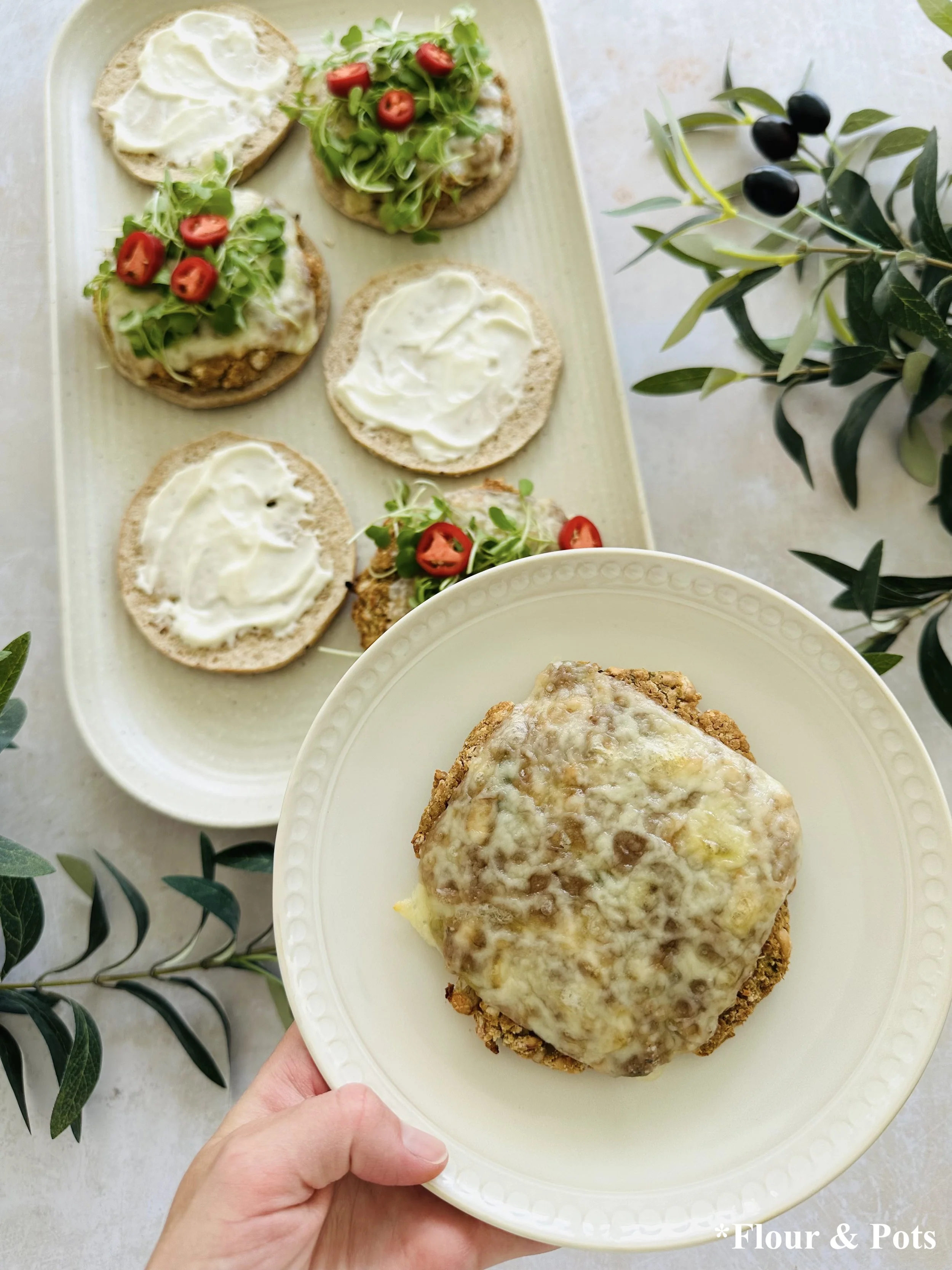 White Chili Veggie Burgers
