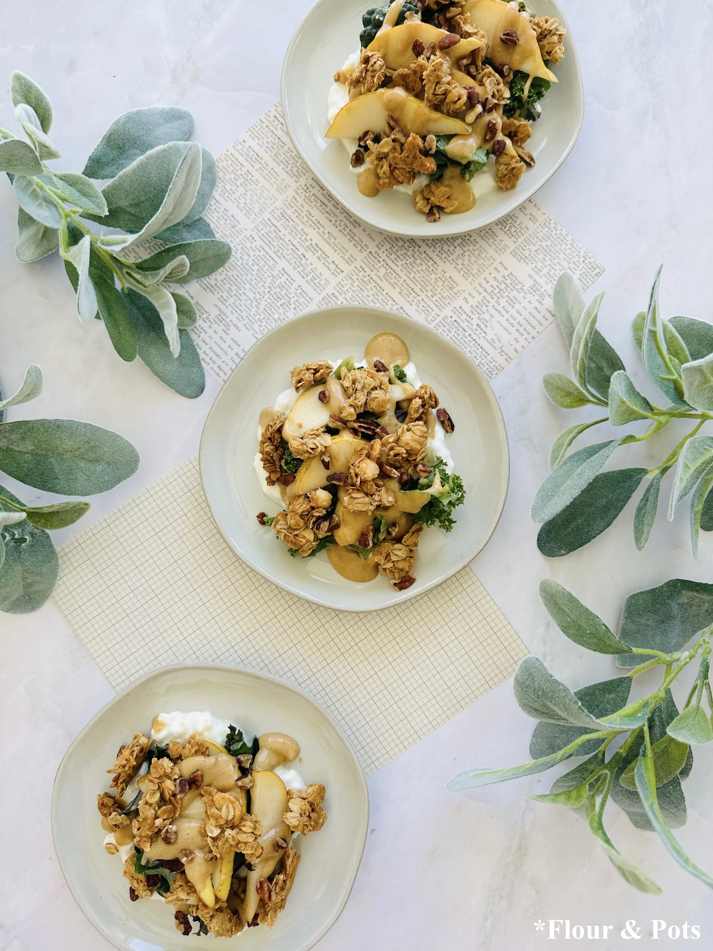 Cinnamon Pear Cottage Cheese Salad