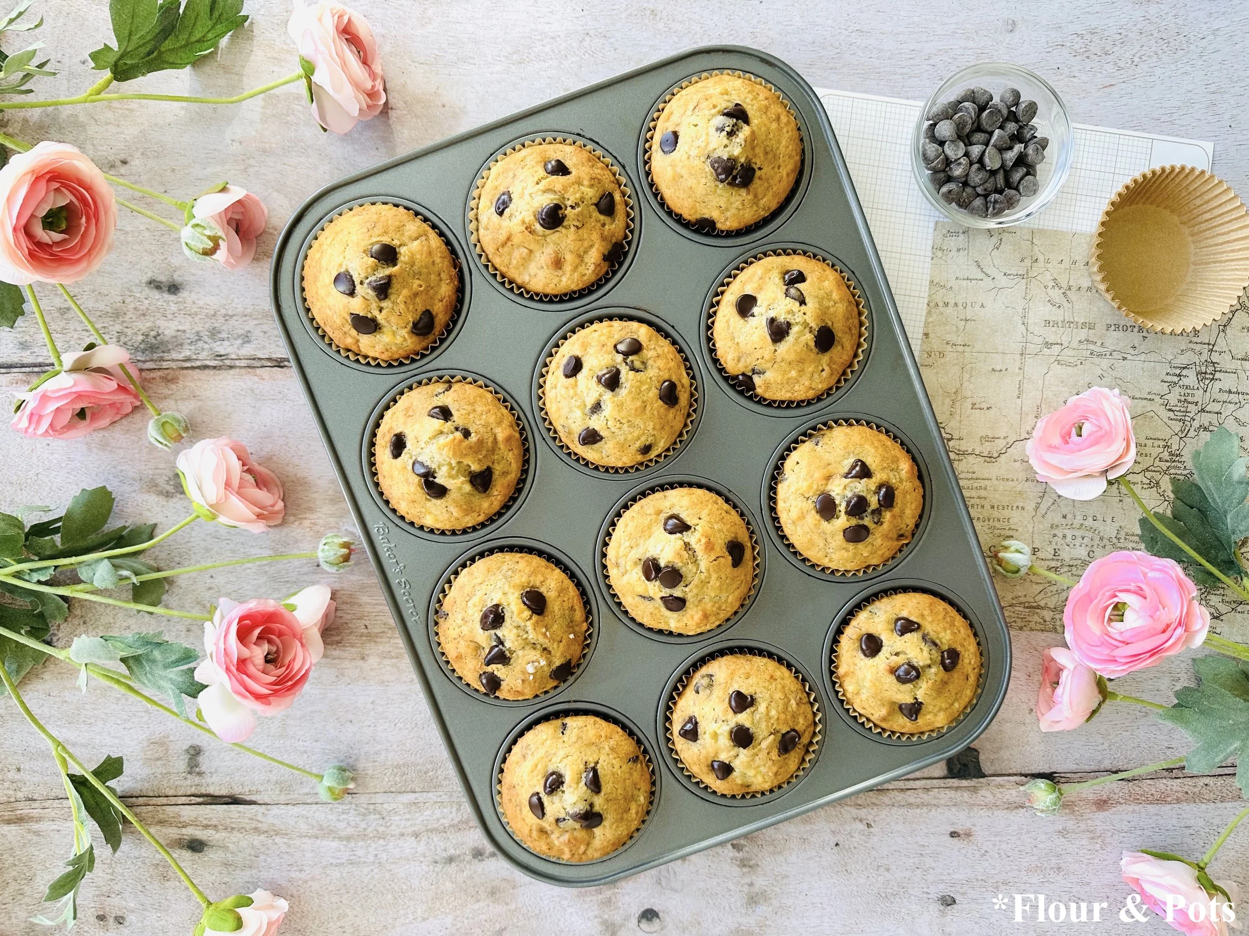 Better-For-You Chunky Monkey Banana Muffins